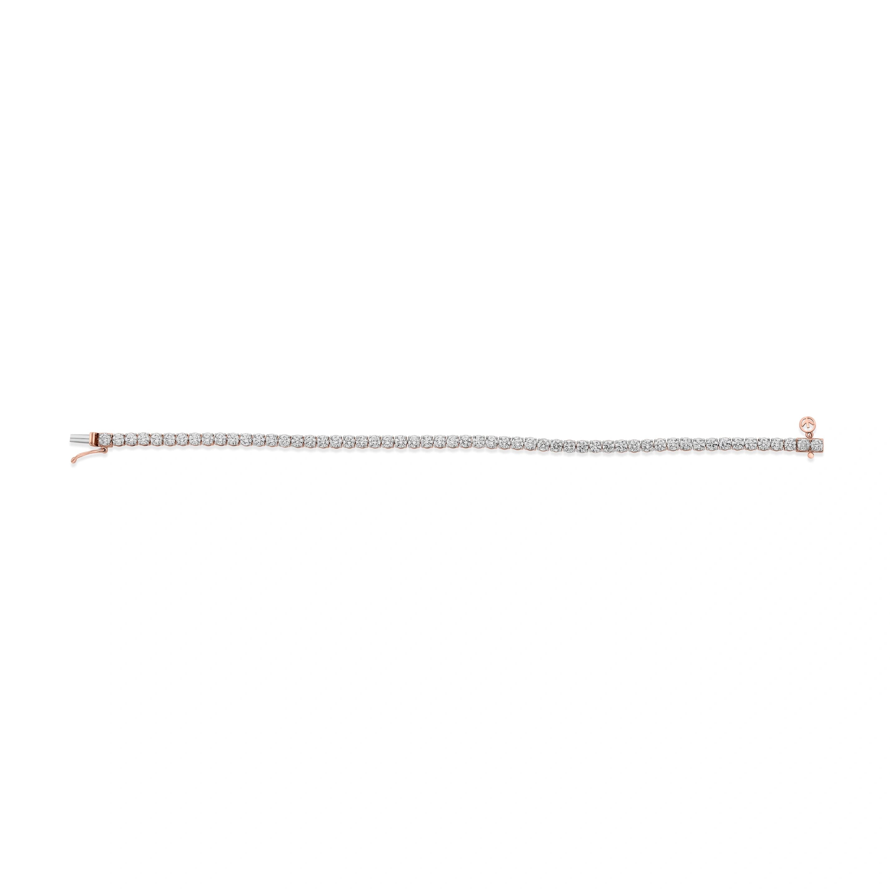 Solitaire Rose Radiance Bracelet - Zen Diamond India