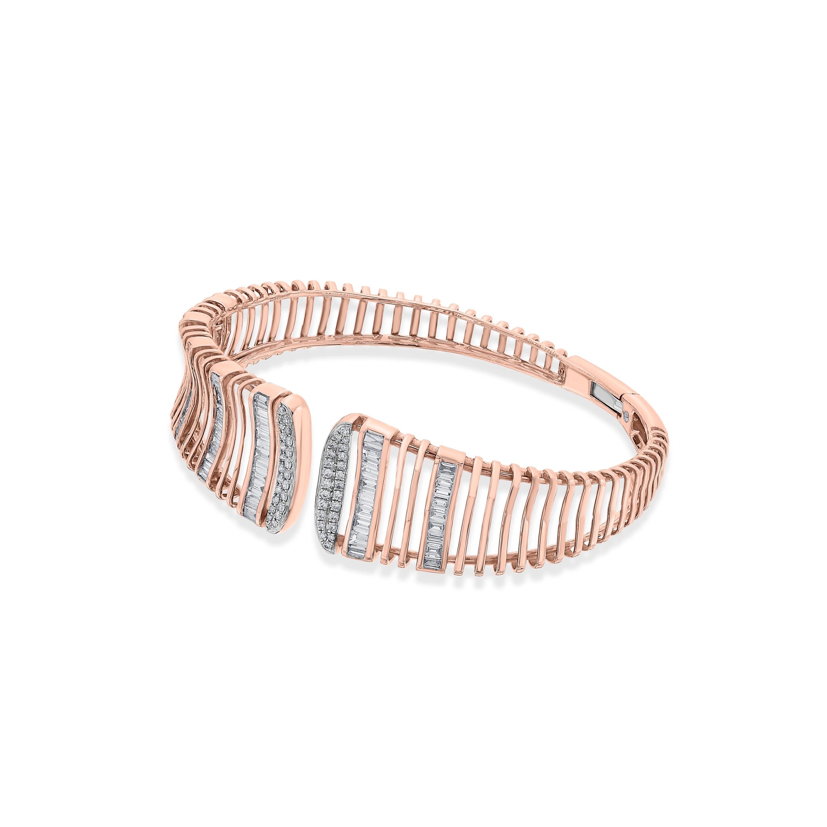 Enchante Rippling Diamond Stream Bracelet - Zen Diamond India