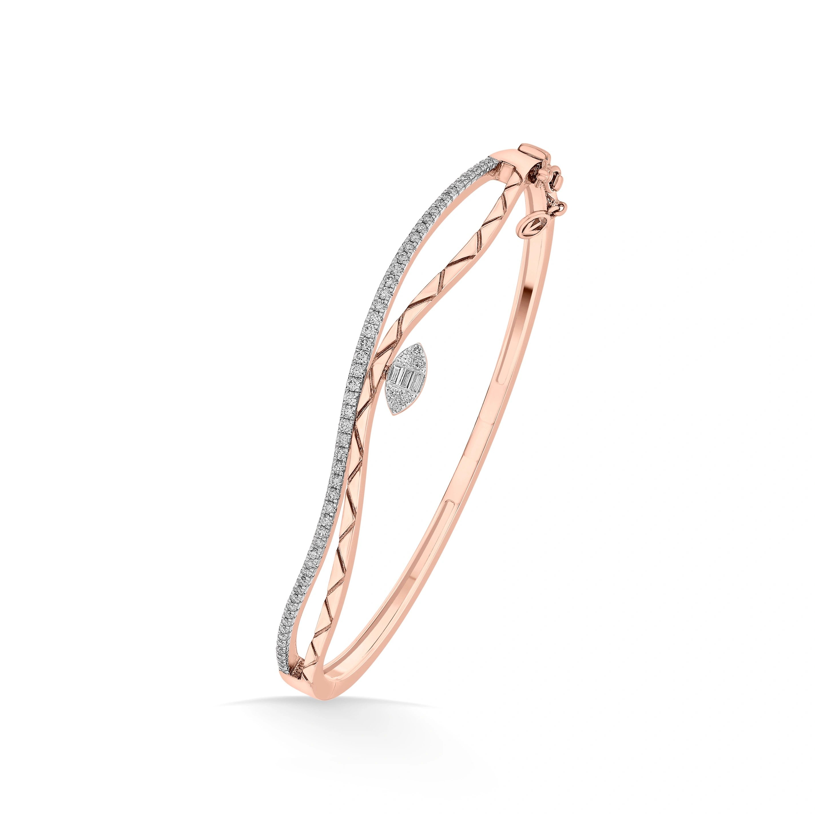 Sassy Woven Sparkle Cuff Bracelet