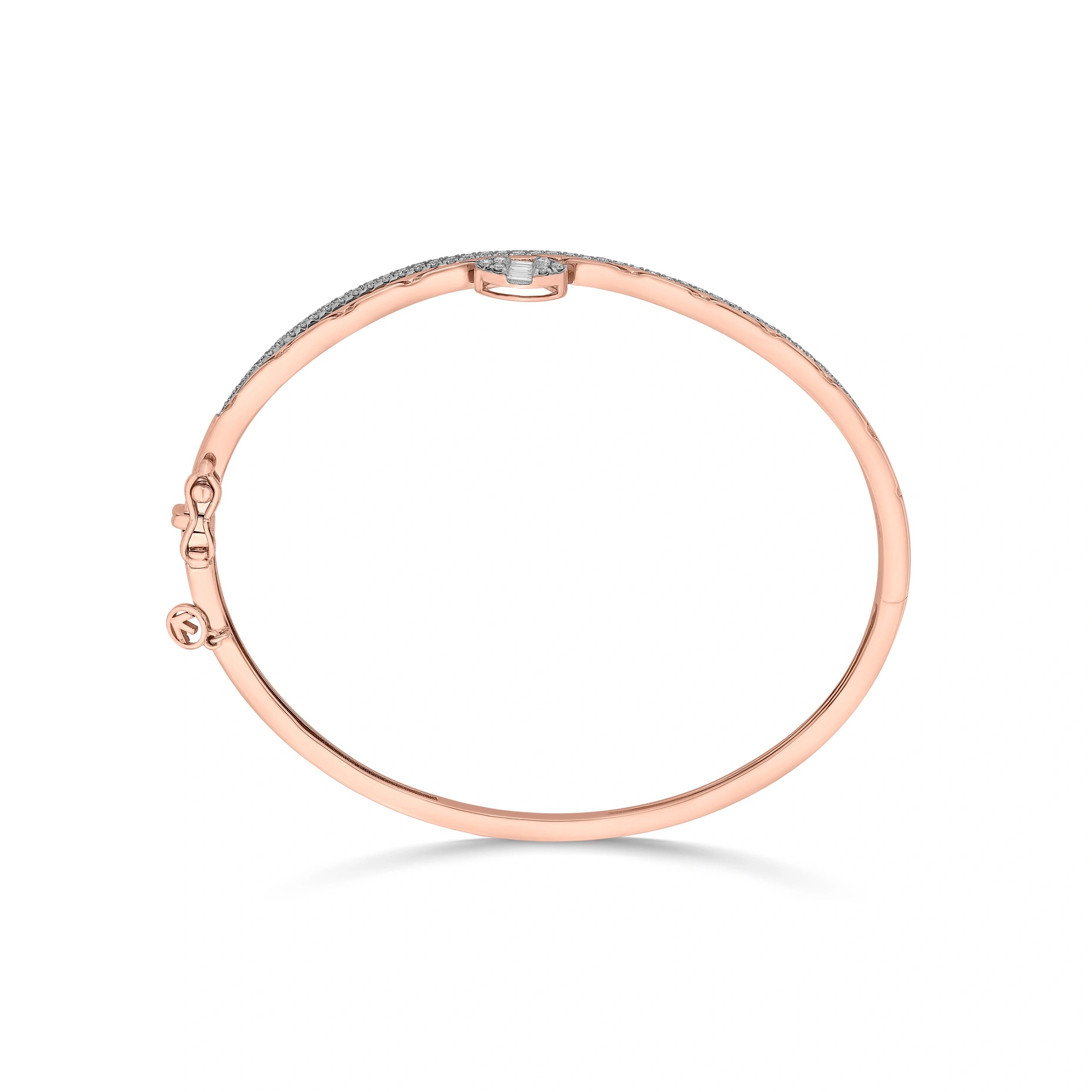 Sassy Woven Sparkle Cuff Bracelet - Zen Diamond India