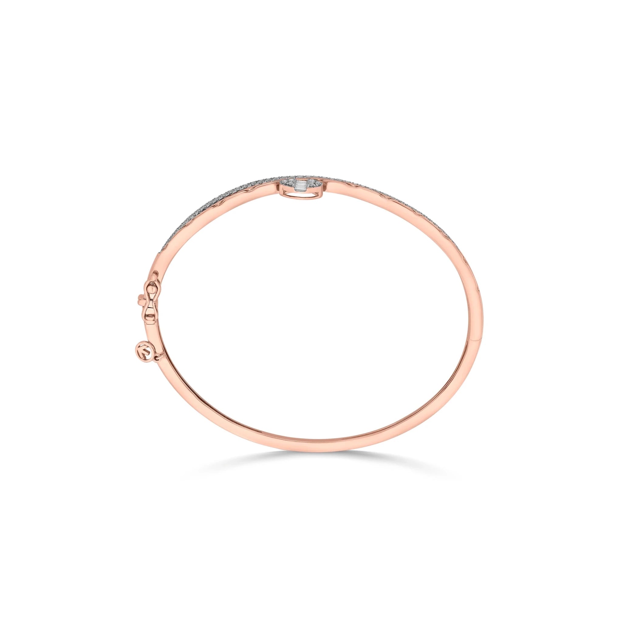 Sassy Woven Sparkle Cuff Bracelet - Zen Diamond India