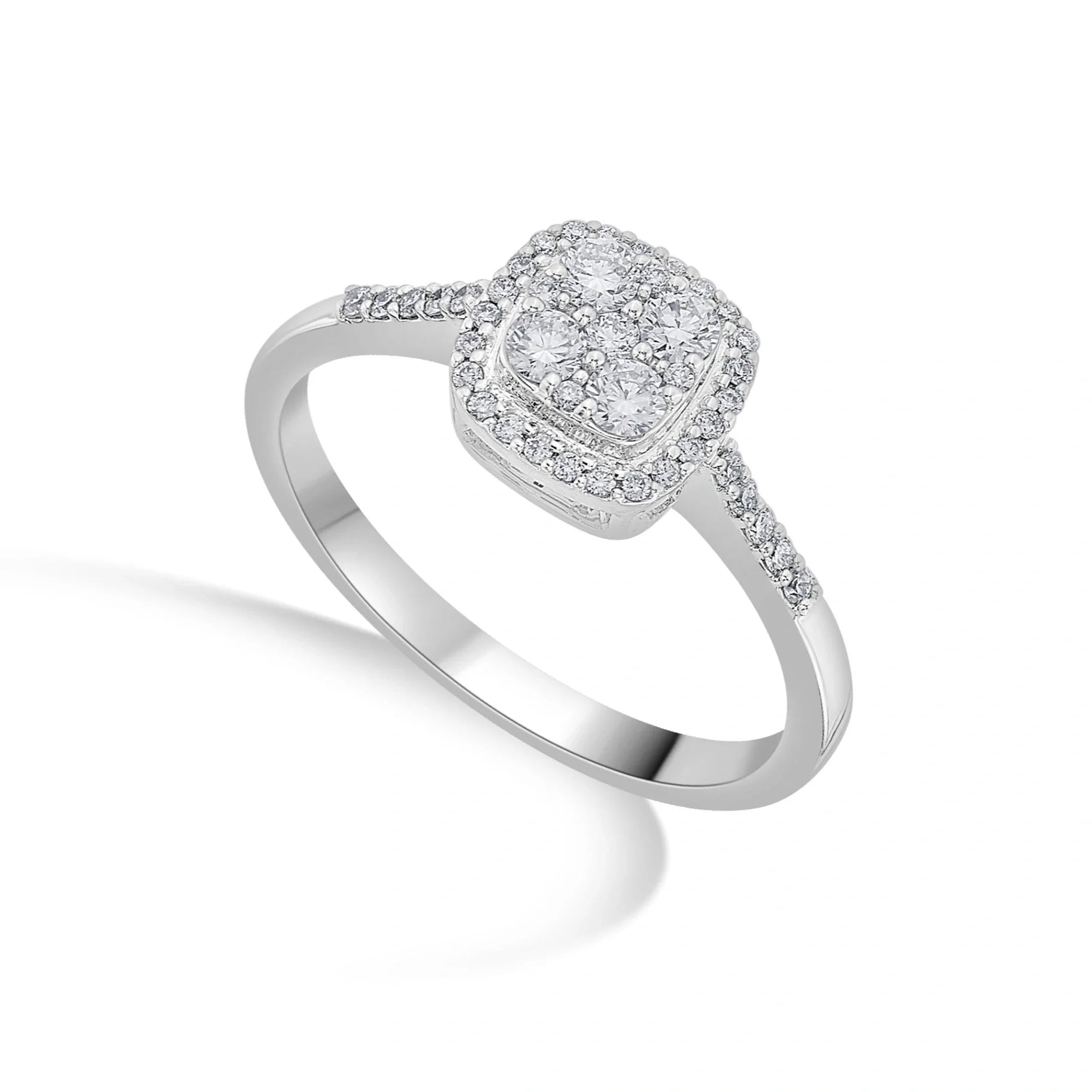 Sassy Glacial Glamour Ring - Zen Diamond India