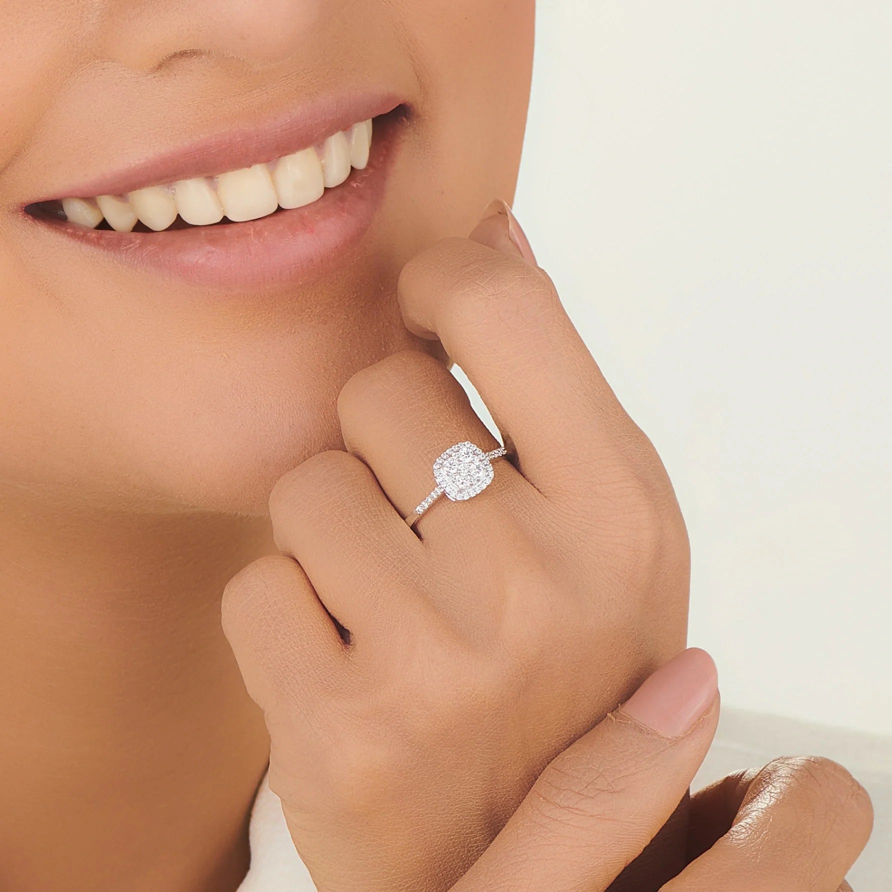 Sassy Glacial Glamour Ring - Zen Diamond India