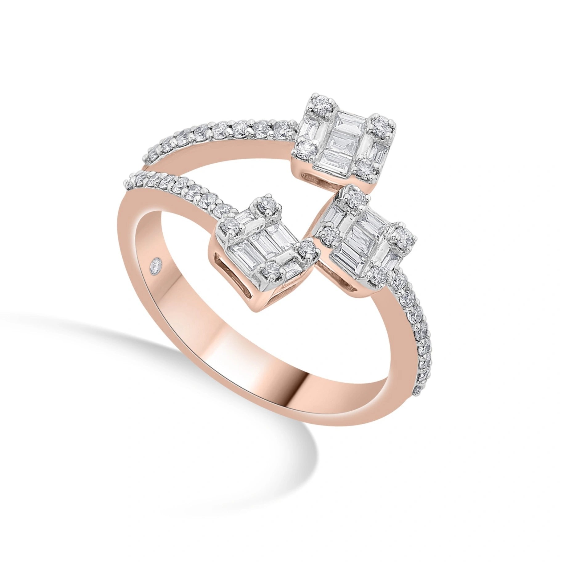 Trinity Prism Luxe Ring - Zen Diamond India