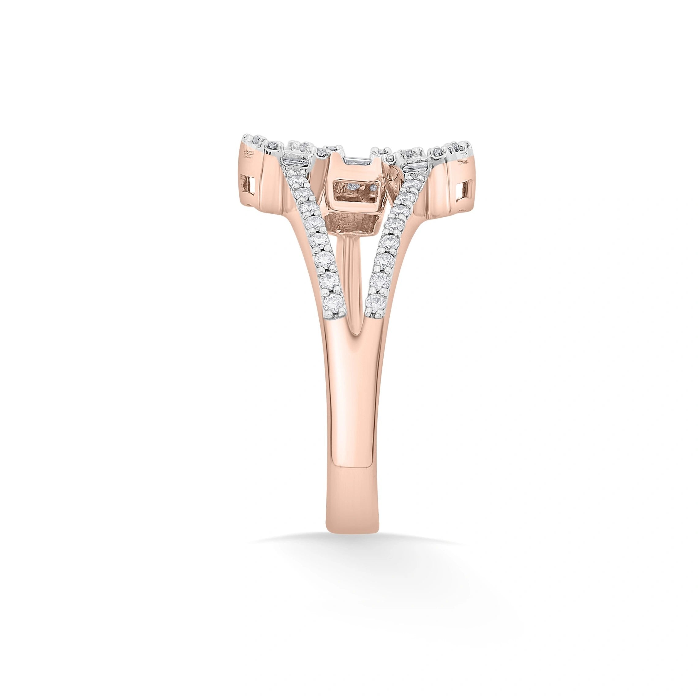 Trinity Prism Luxe Ring - Zen Diamond India