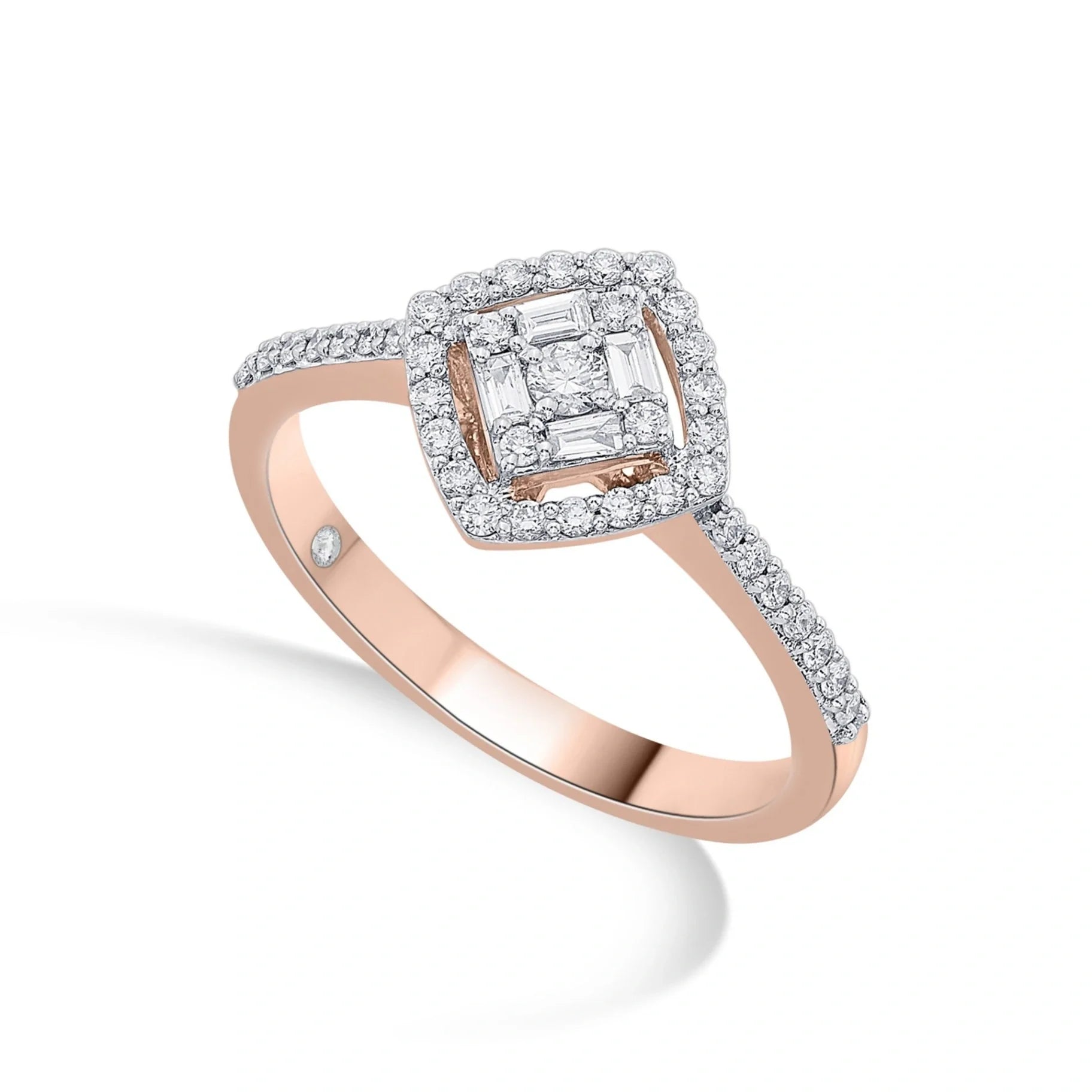 Sassy Starbeam Diamond Kite Ring - Zen Diamond India