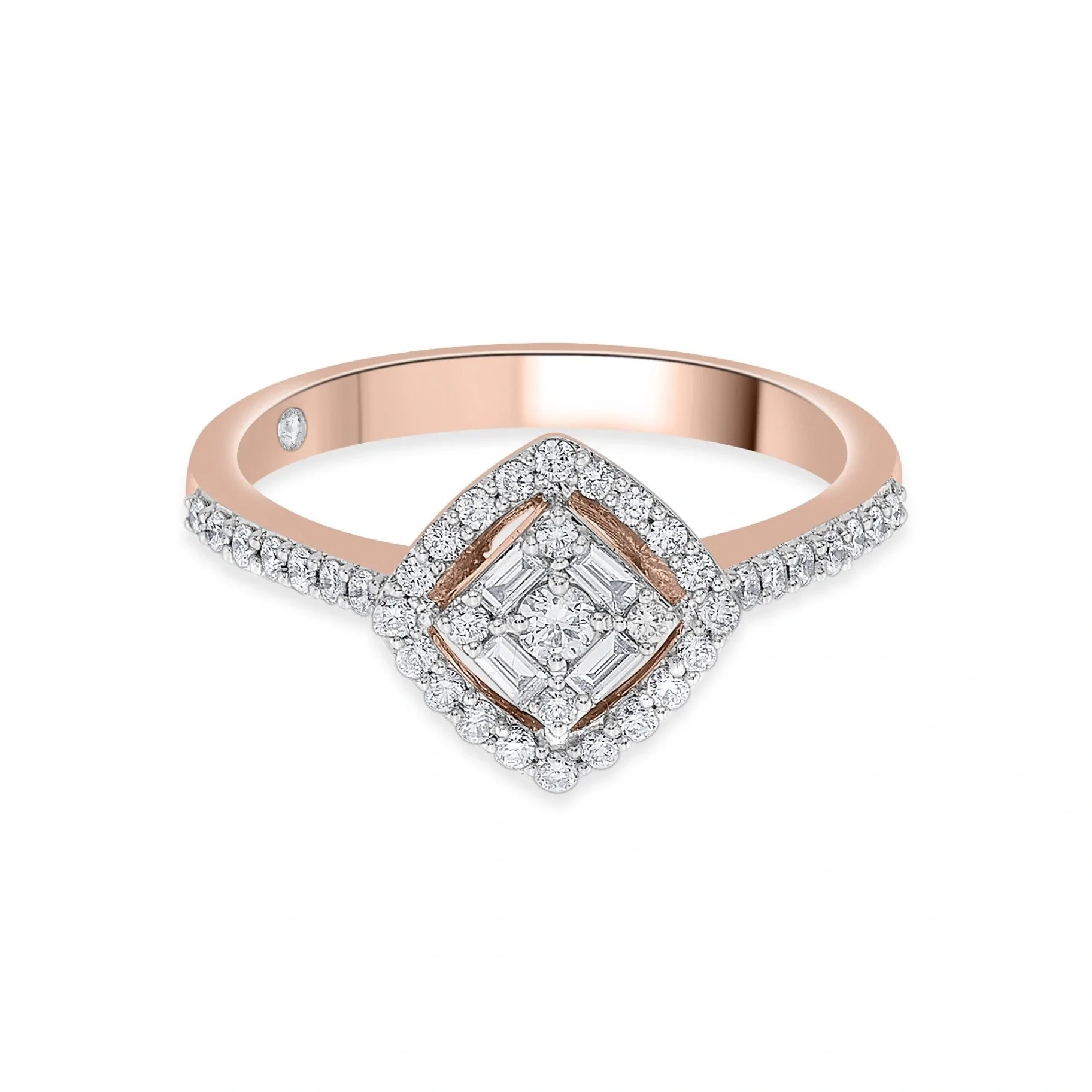 Sassy Starbeam Diamond Kite Ring - Zen Diamond India