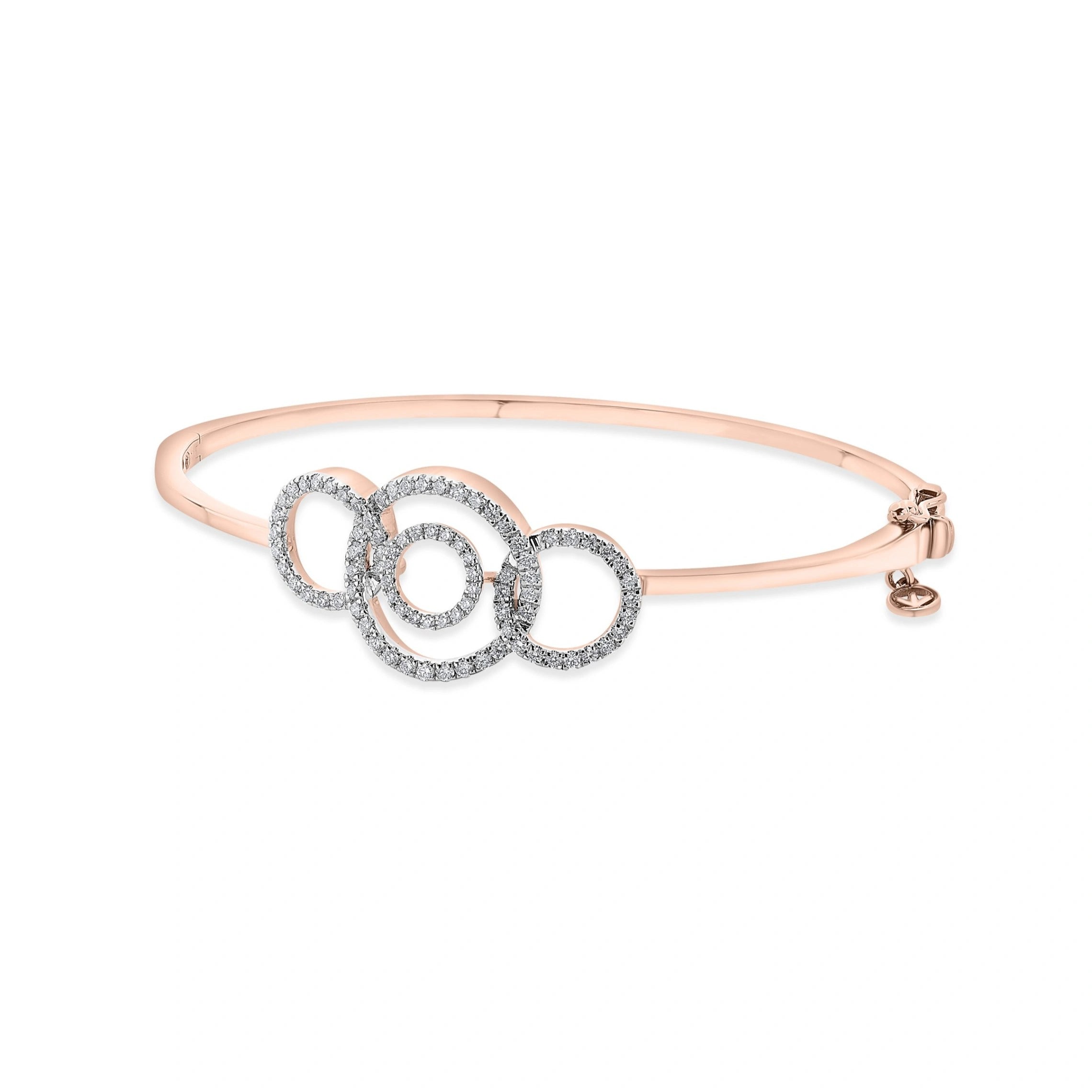Sassy Interlocking loop Bracelet - Zen Diamond India