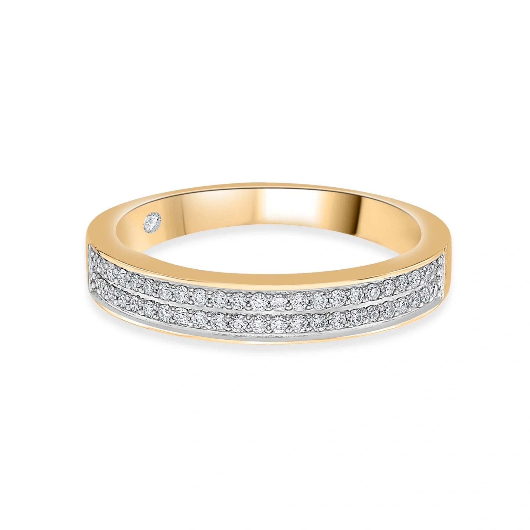 Meta Dazzle Edge Ring - Zen Diamond India
