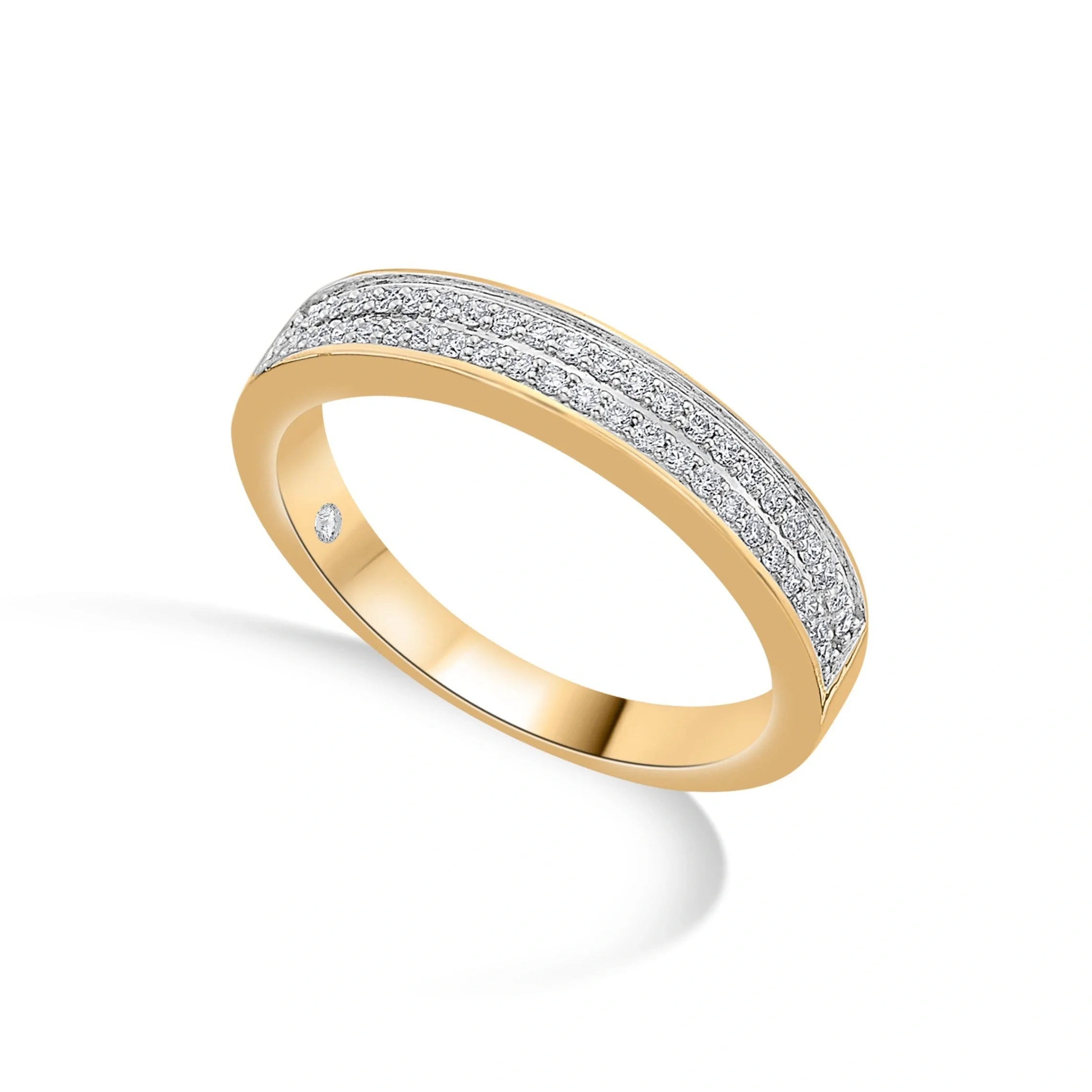 Meta Dazzle Edge Ring - Zen Diamond India