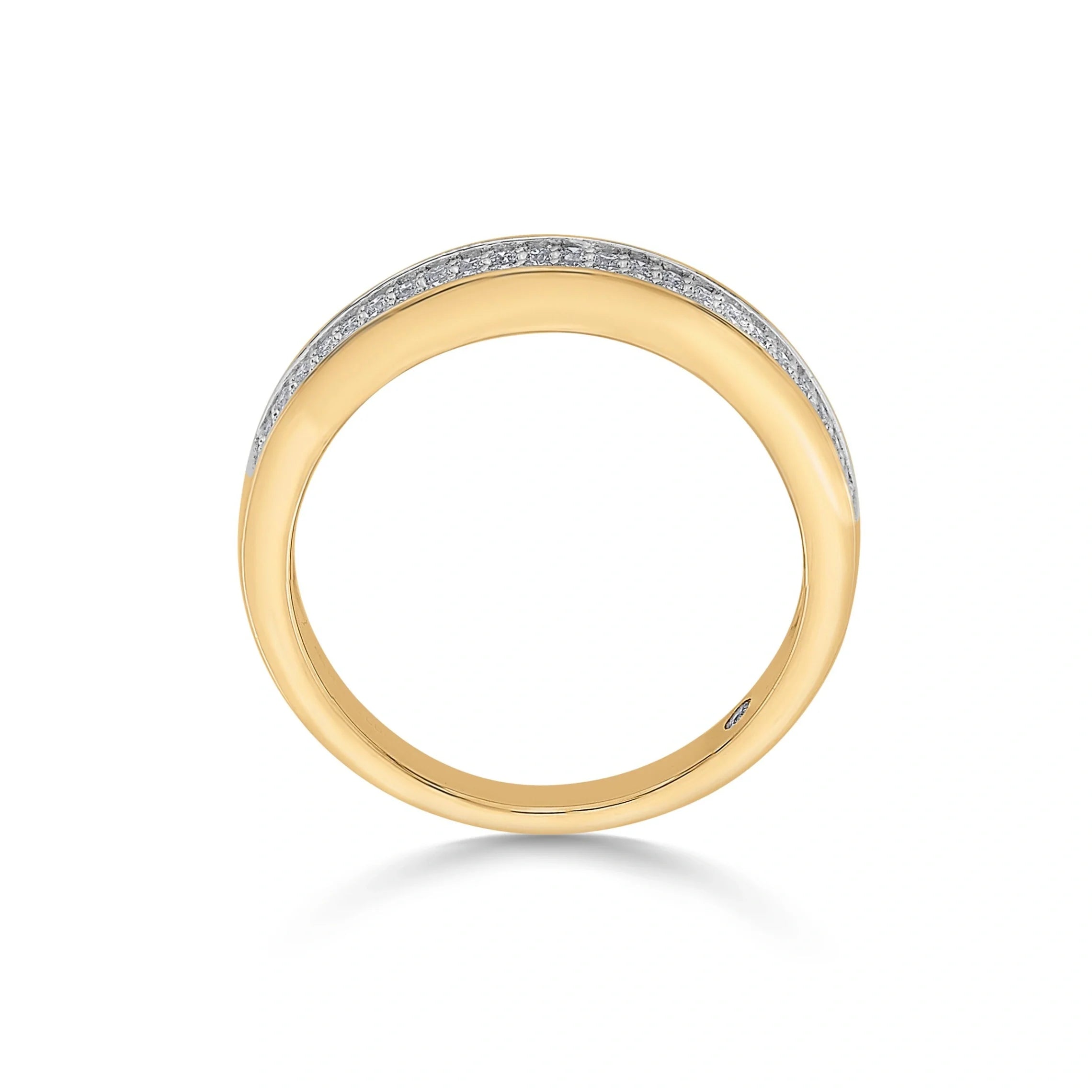 Meta Dazzle Edge Ring - Zen Diamond India