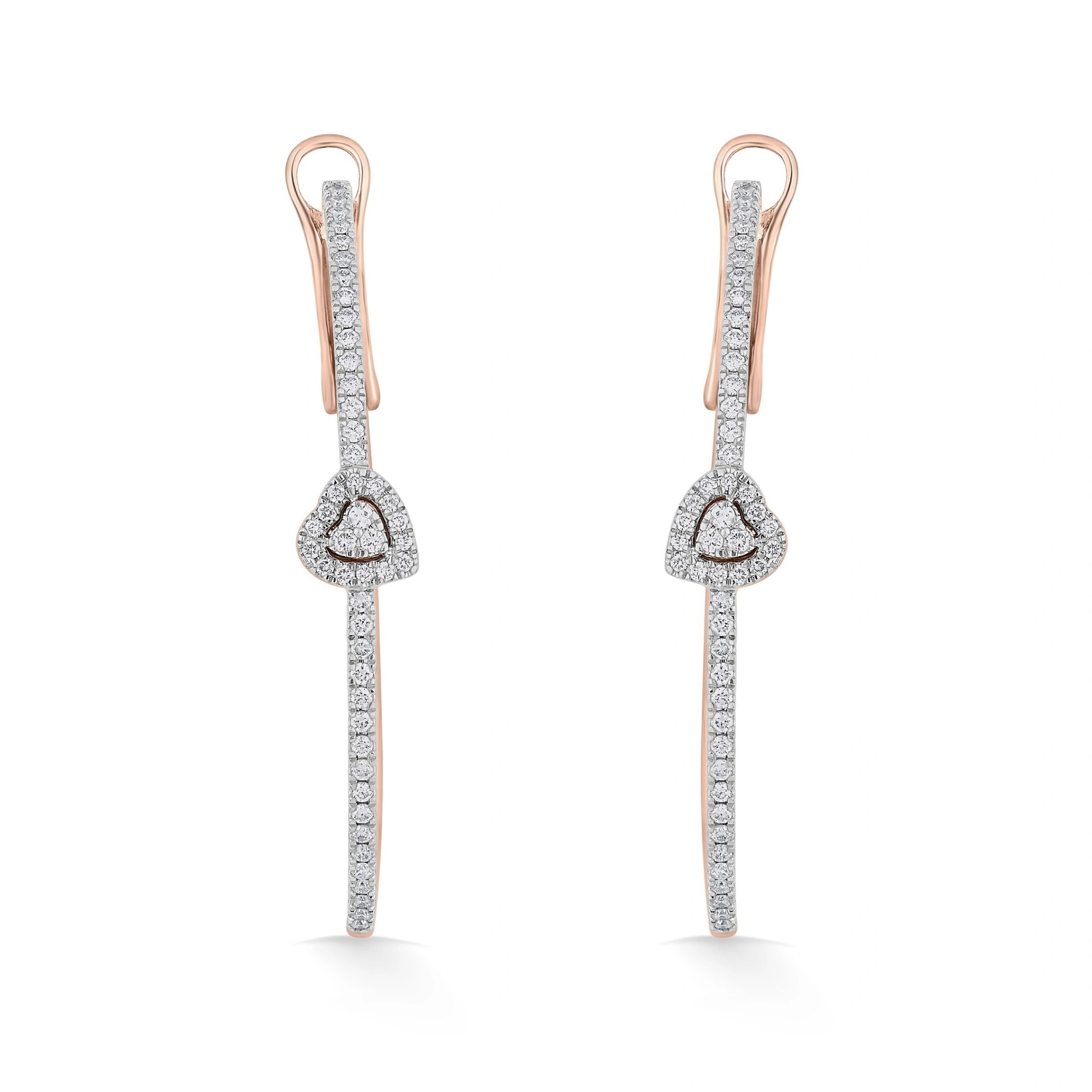 Sassy Heartline Radiance earrings - Zen Diamond India