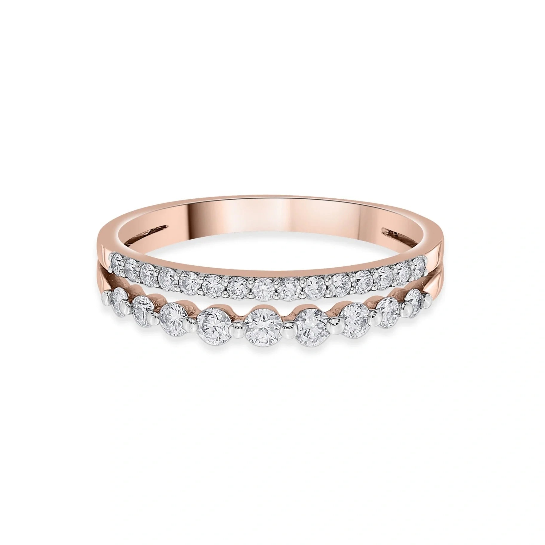 Meta Dazzle Duality Ring - Zen Diamond India