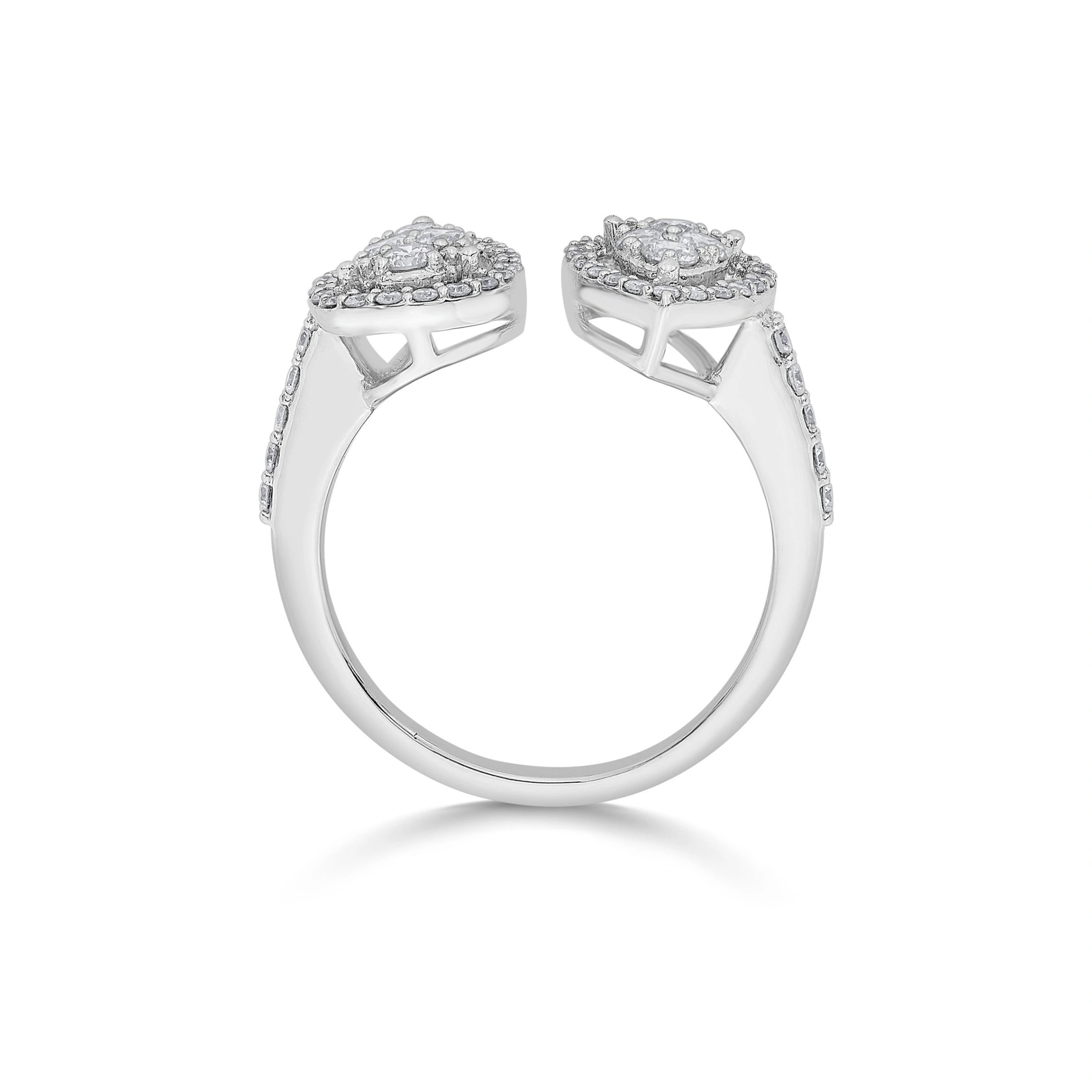 Enchante Lumiere Twin Teardrop Ring