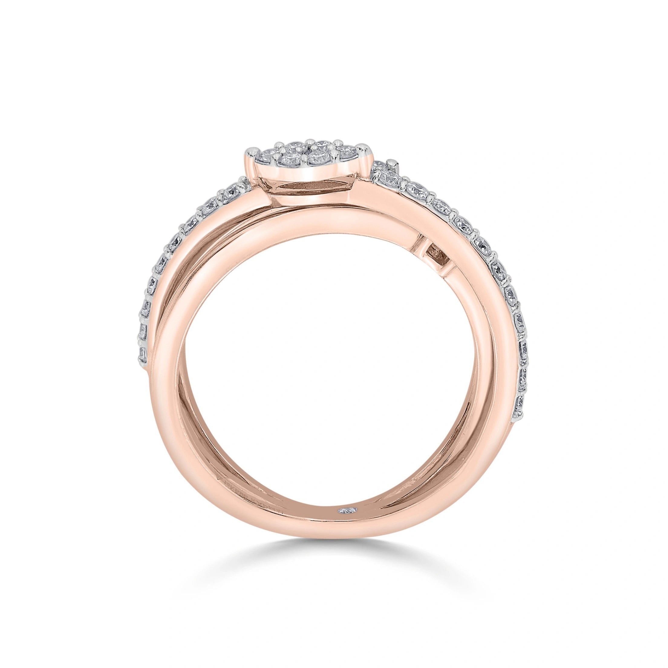 Sassy Rose Serpent Ring - Zen Diamond India