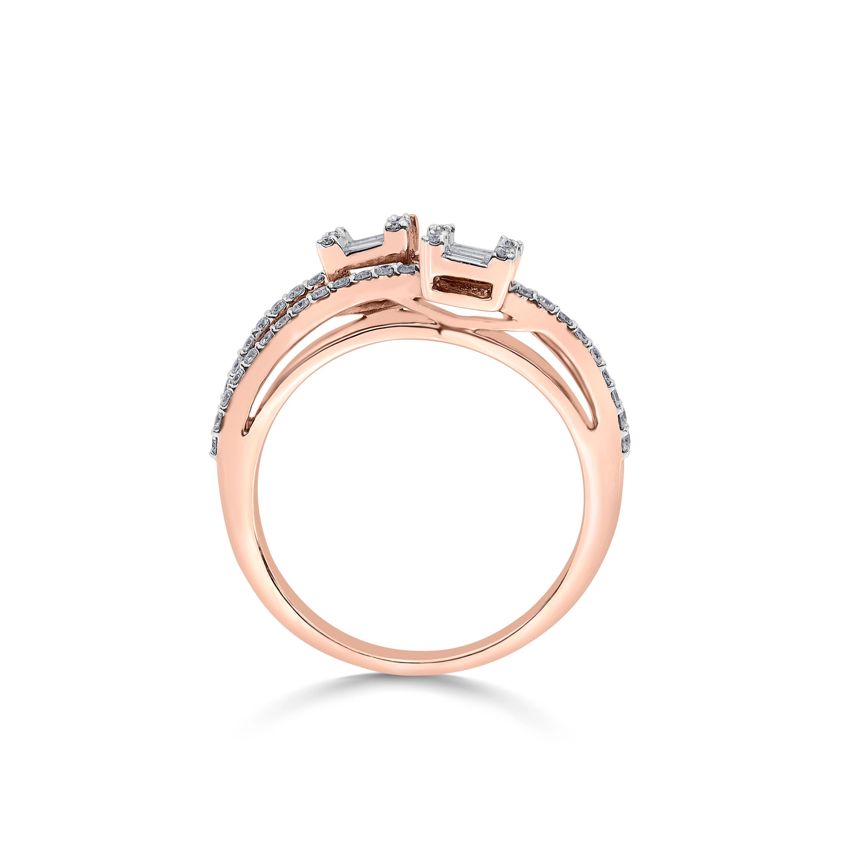 Dual Radiance Harmony Ring - Zen Diamond India