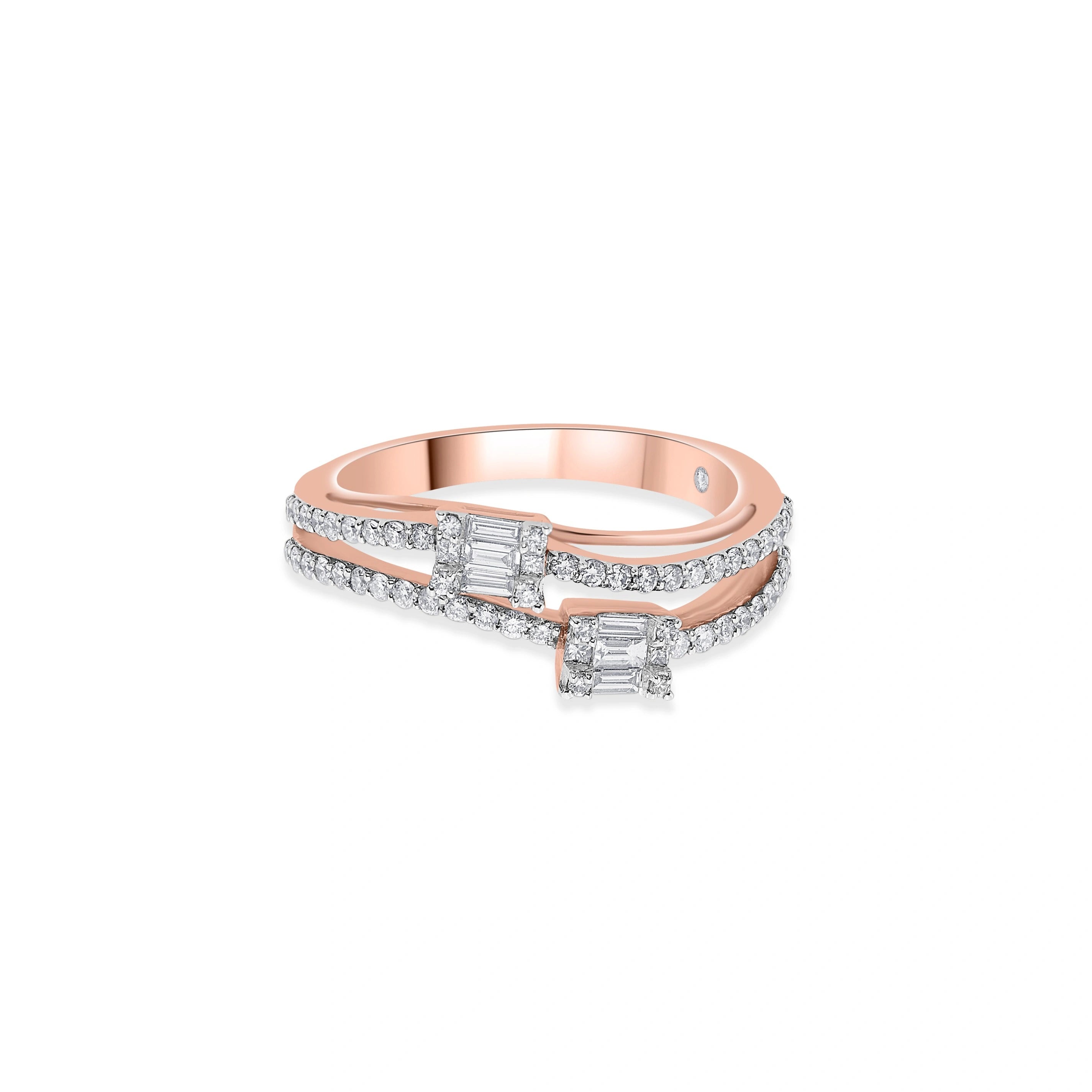 Dual Radiance Harmony Ring - Zen Diamond India