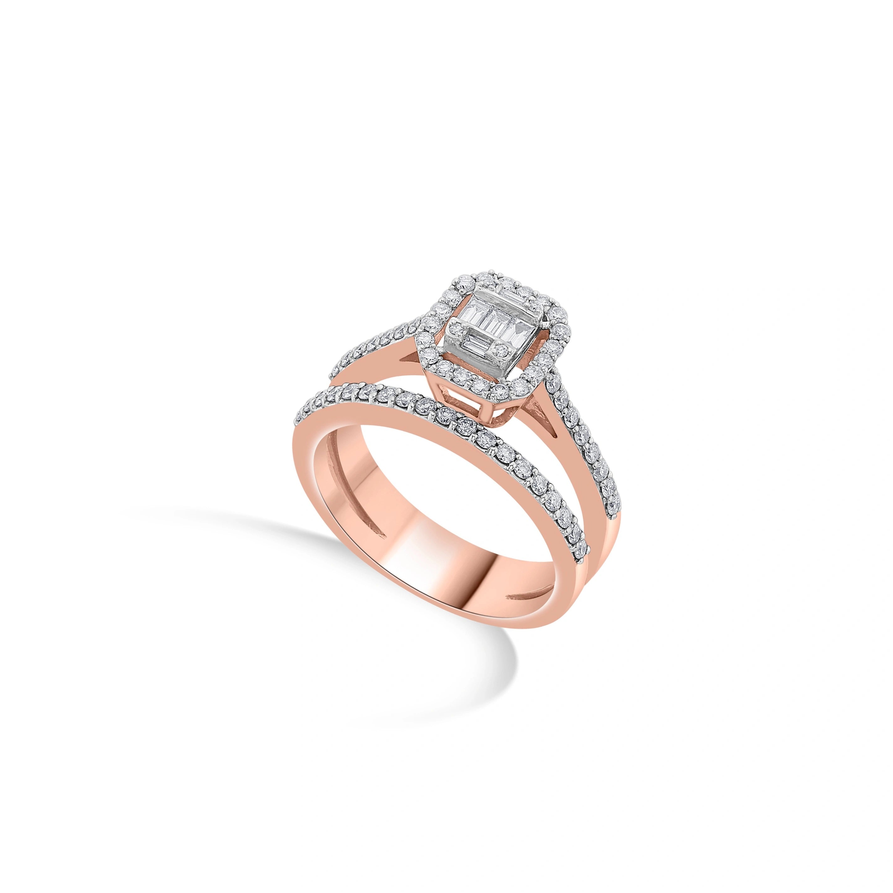 Regal Enigma Halo Ring