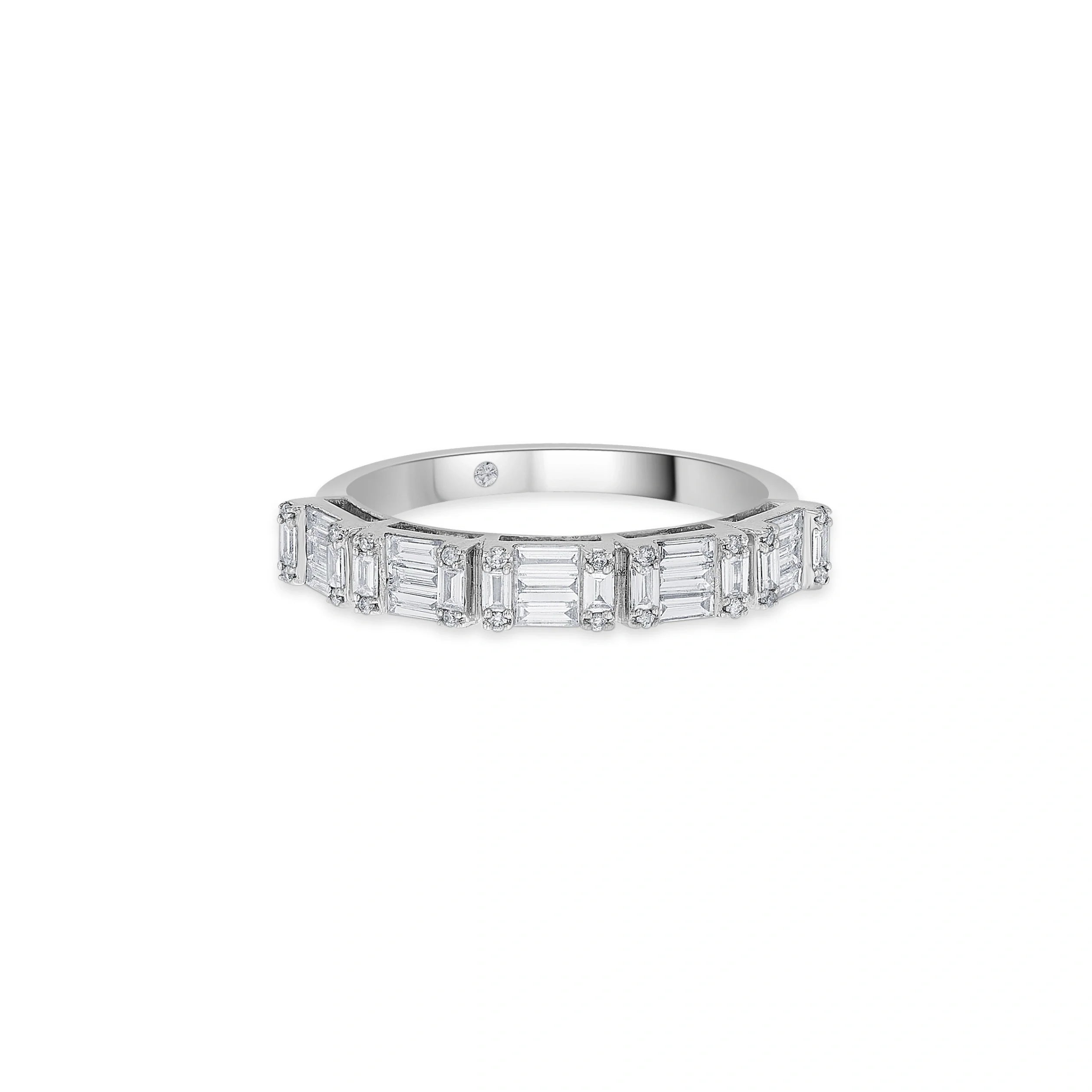 Signature Large Drop Pave Solitaire Ring - Zen Diamond India