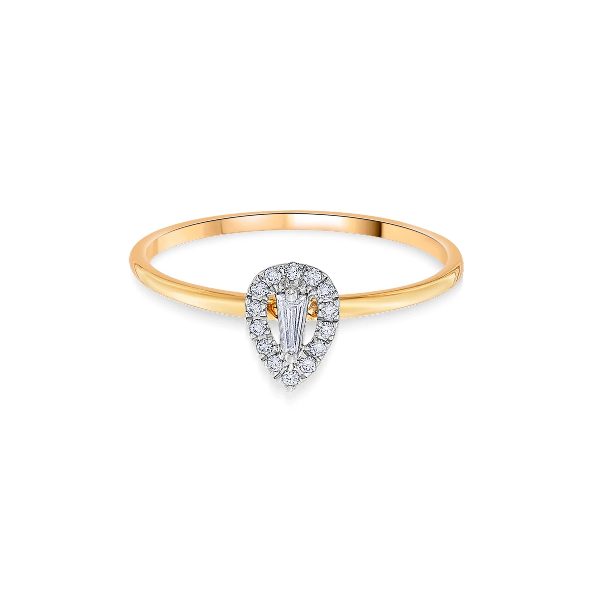 Deck Up Dewdrop Radiance Ring - Zen Diamond India
