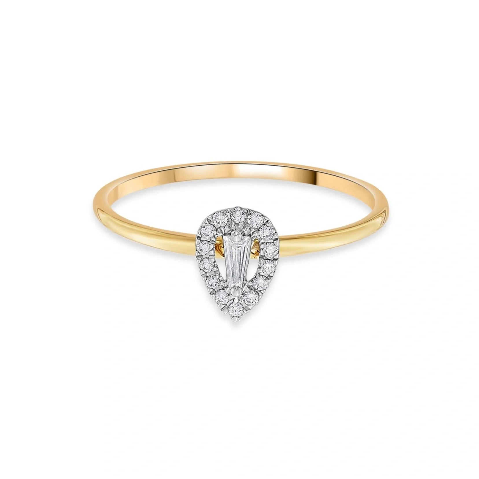 Deck Up Dewdrop Radiance Ring - Zen Diamond India