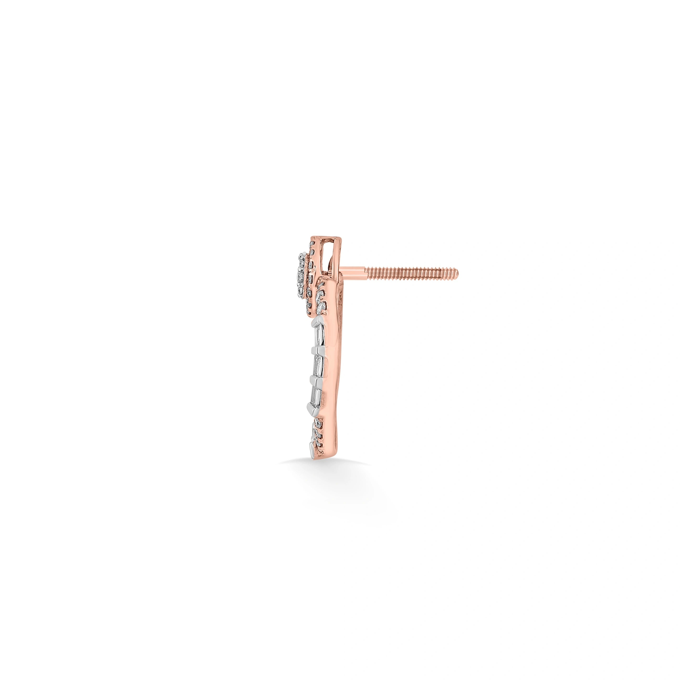 Classic Halo Arc Hoops - Zen Diamond India