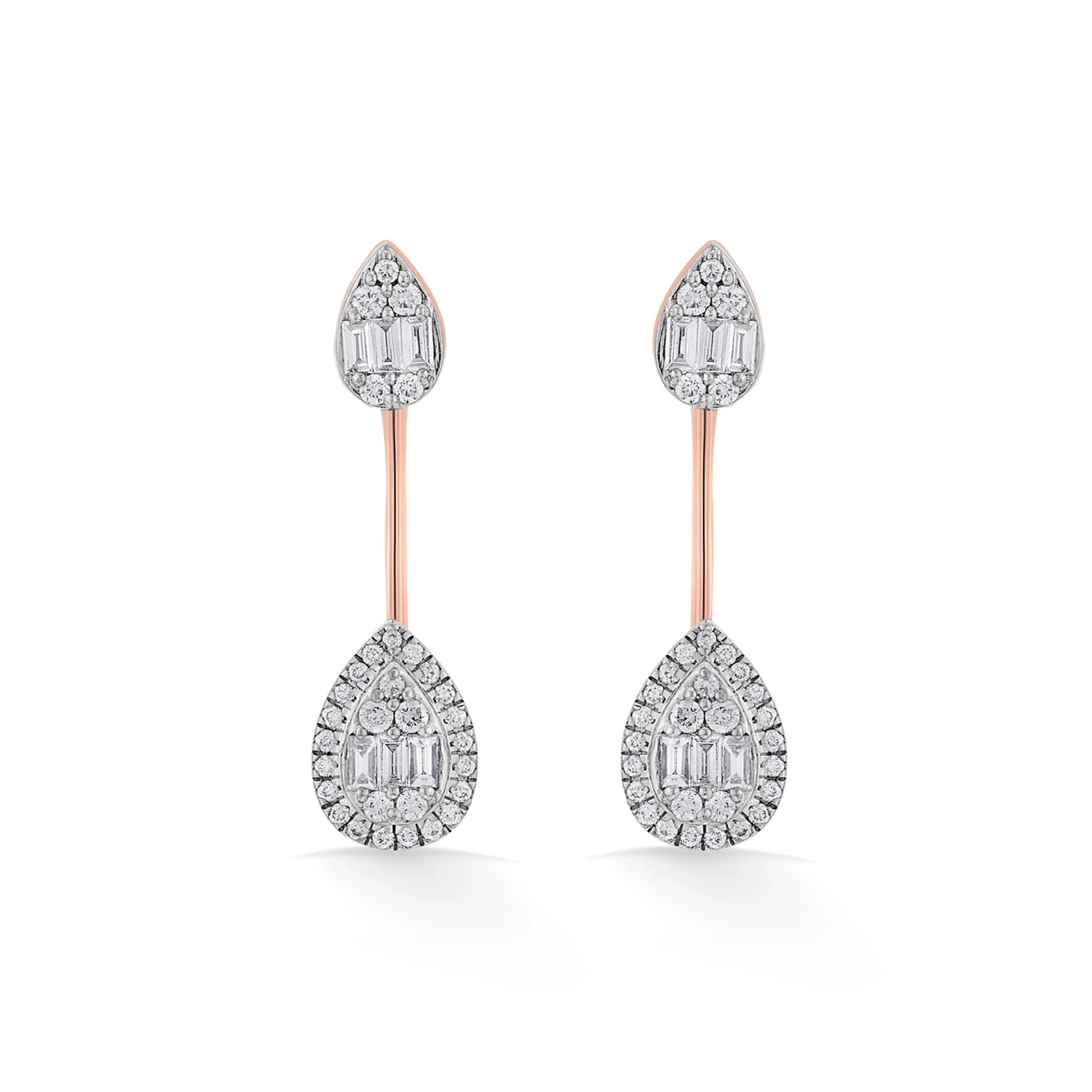 MOI Marquise Dangler Earrings - Zen Diamond India