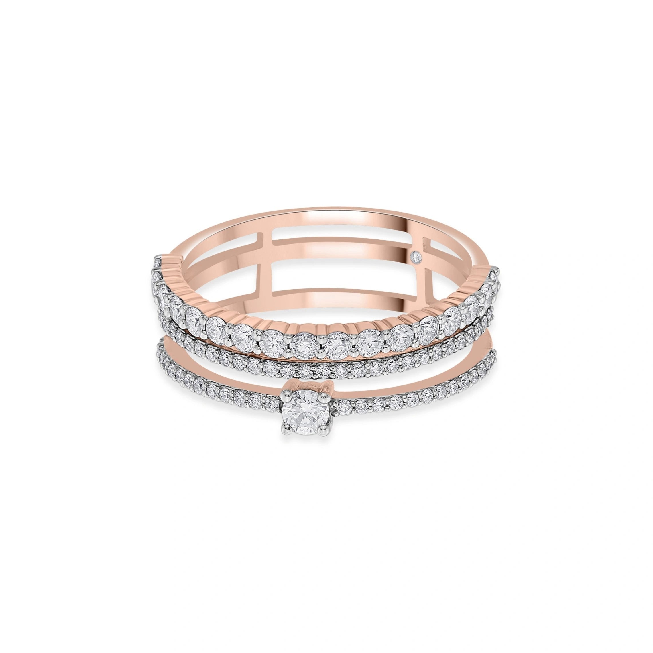 Sassy Glitterati Statement Ring - Zen Diamond India