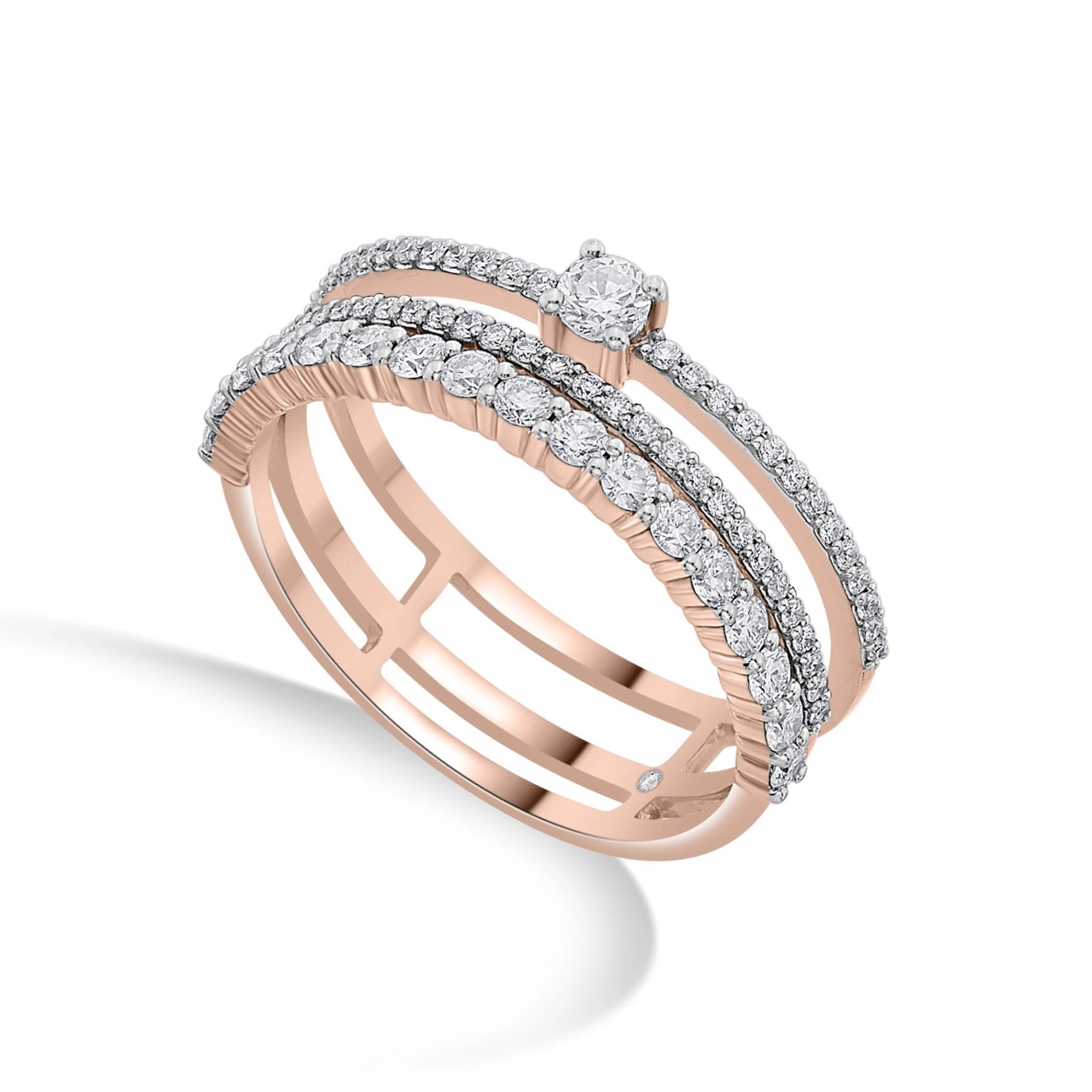 Sassy Glitterati Statement Ring - Zen Diamond India