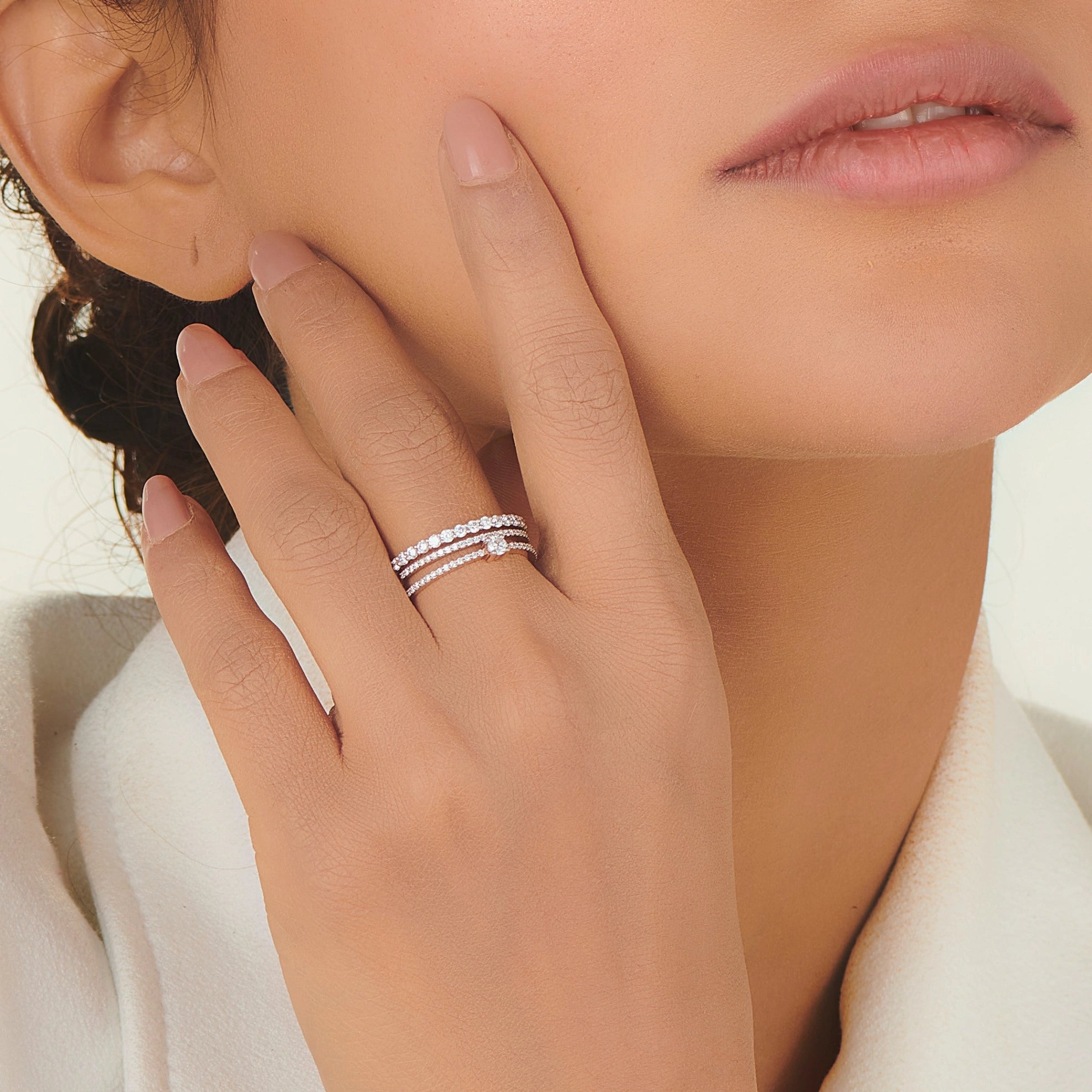 Sassy Glitterati Statement Ring