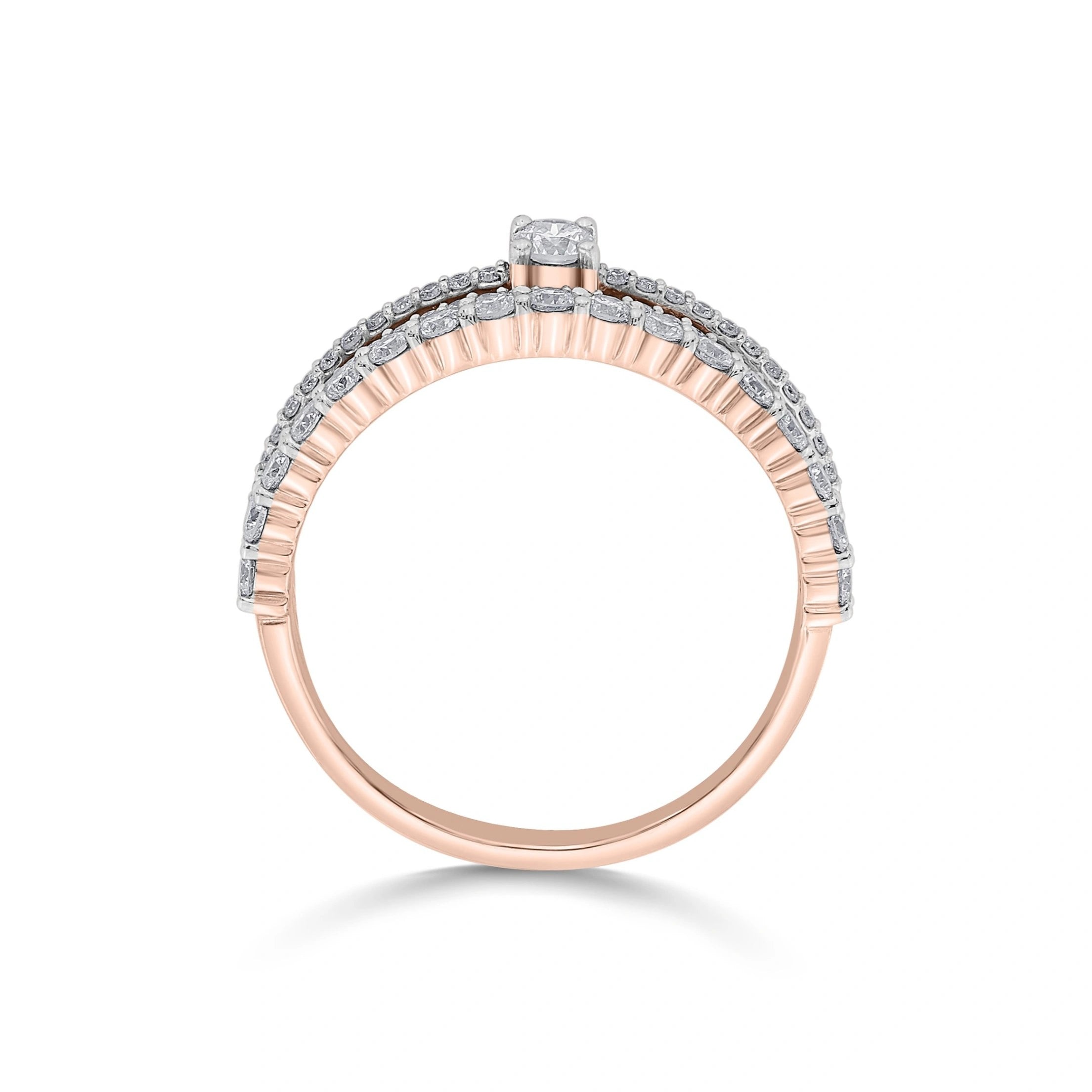Sassy Glitterati Statement Ring - Zen Diamond India