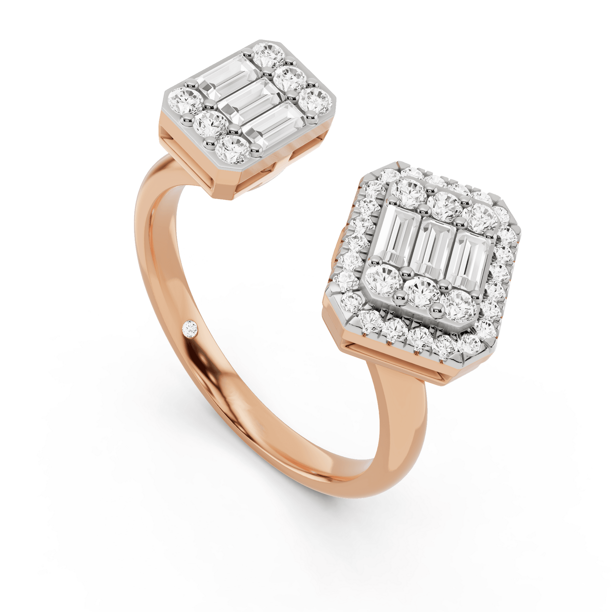MOI Emerald Cluster Ring