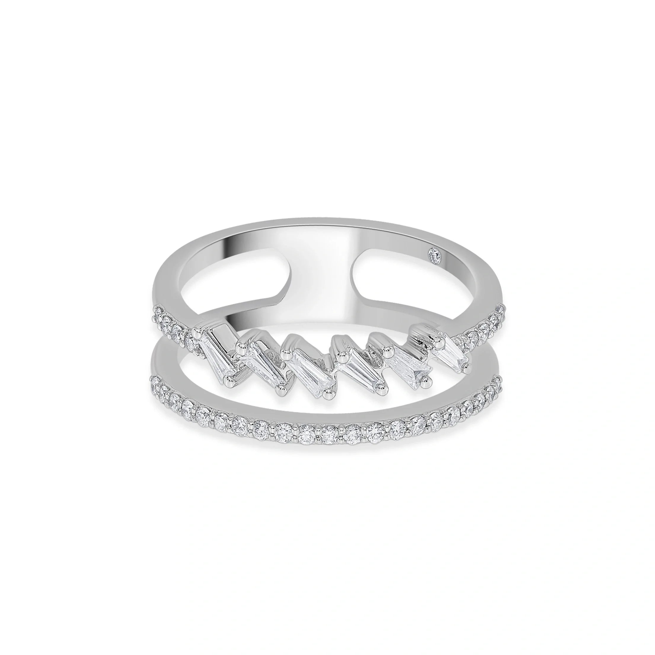 Meta Zigzag Luxe Ring - Zen Diamond India