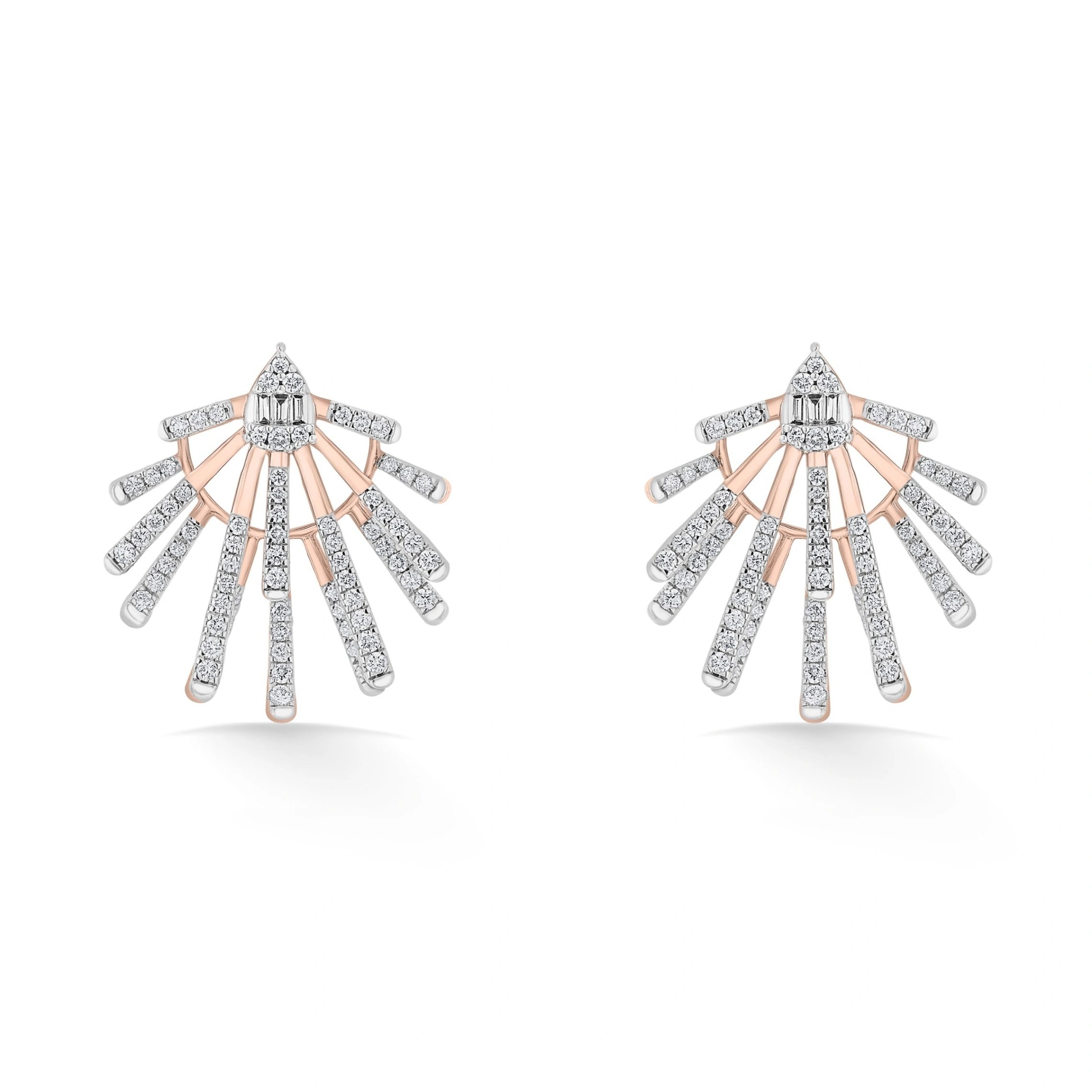 Sassy Aurora Flare Earrings - Zen Diamond India