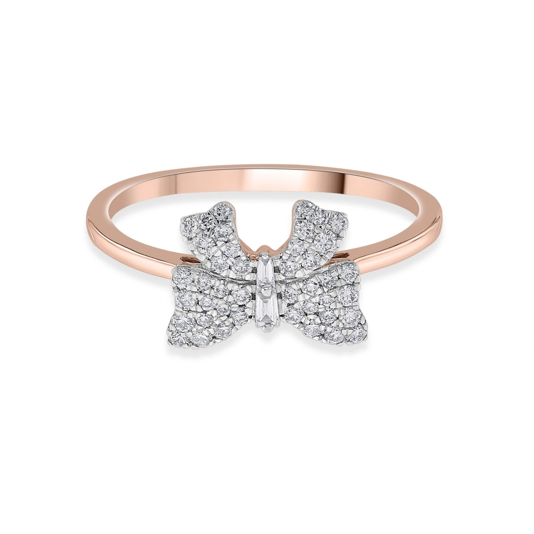 Sassy Diamond Bow Bliss Ring