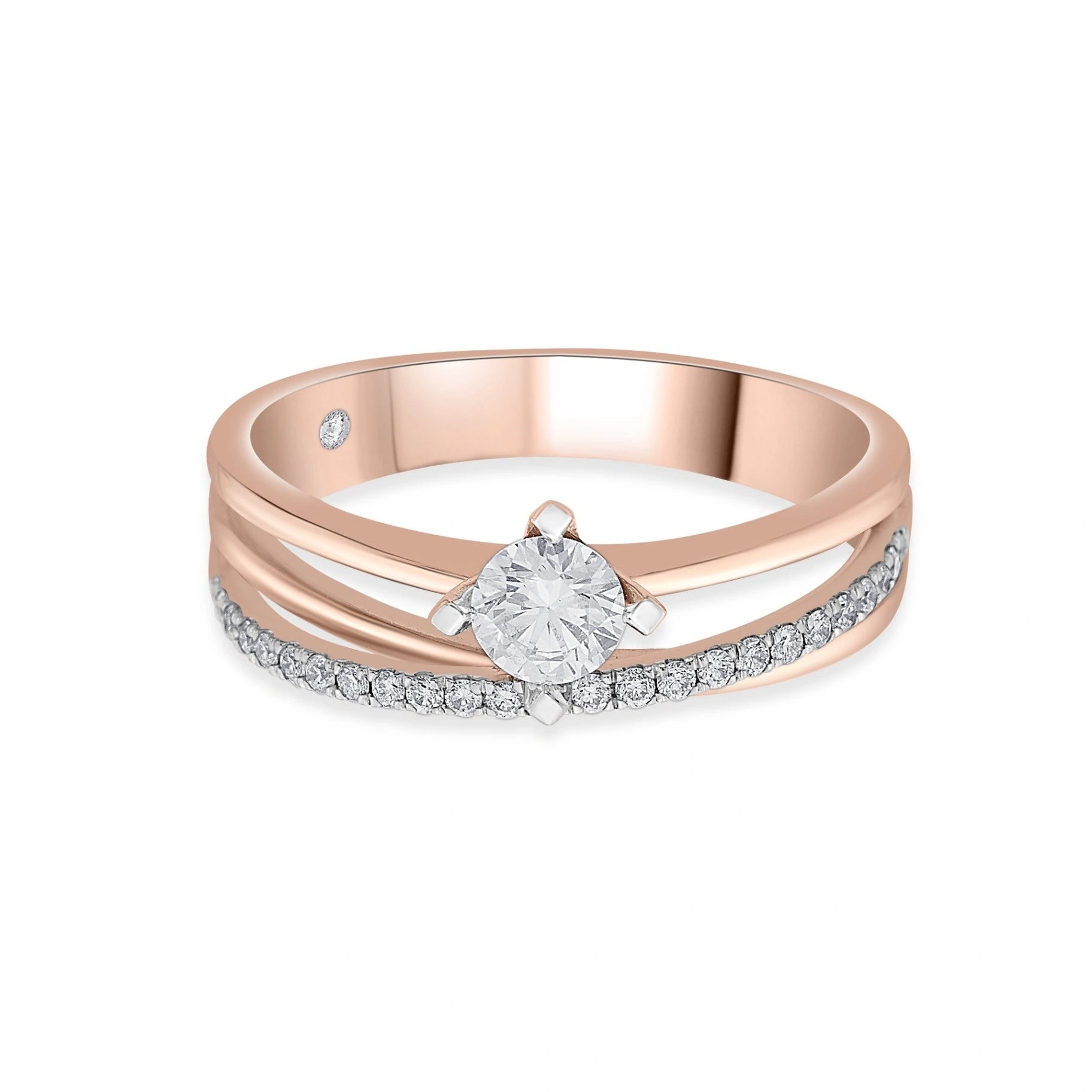 Zen Pirlanta Wide Embrace Ring - Zen Diamond India
