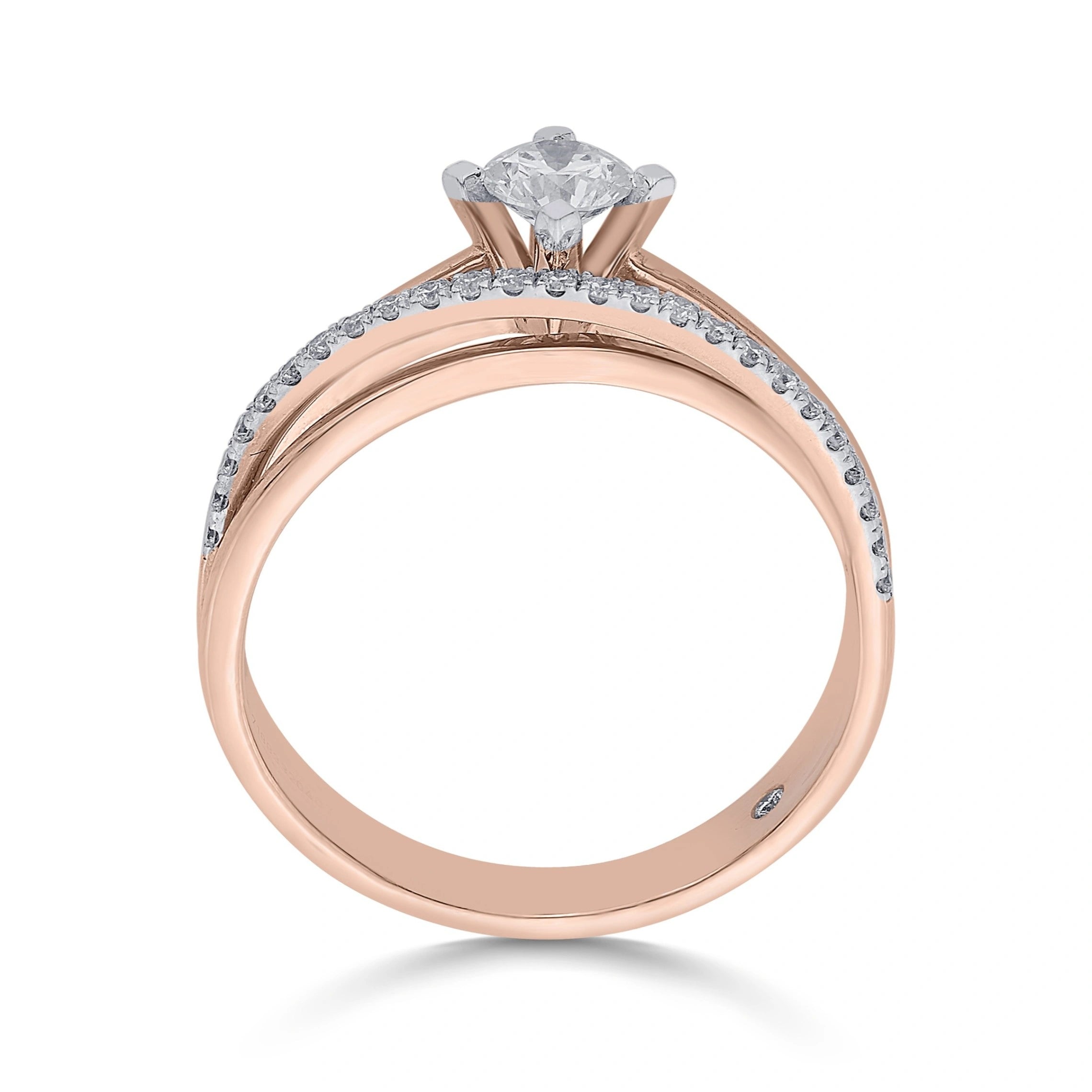 Zen Pirlanta Wide Embrace Ring - Zen Diamond India