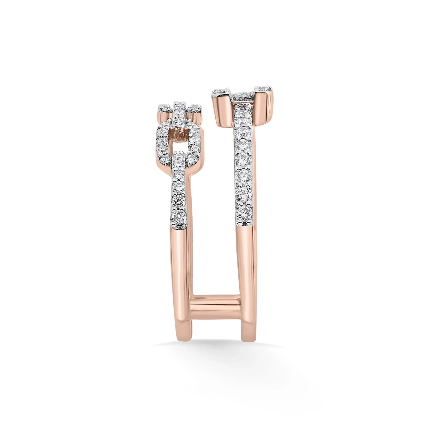 Cuban Royale Link Luxe Ring - Zen Diamond India