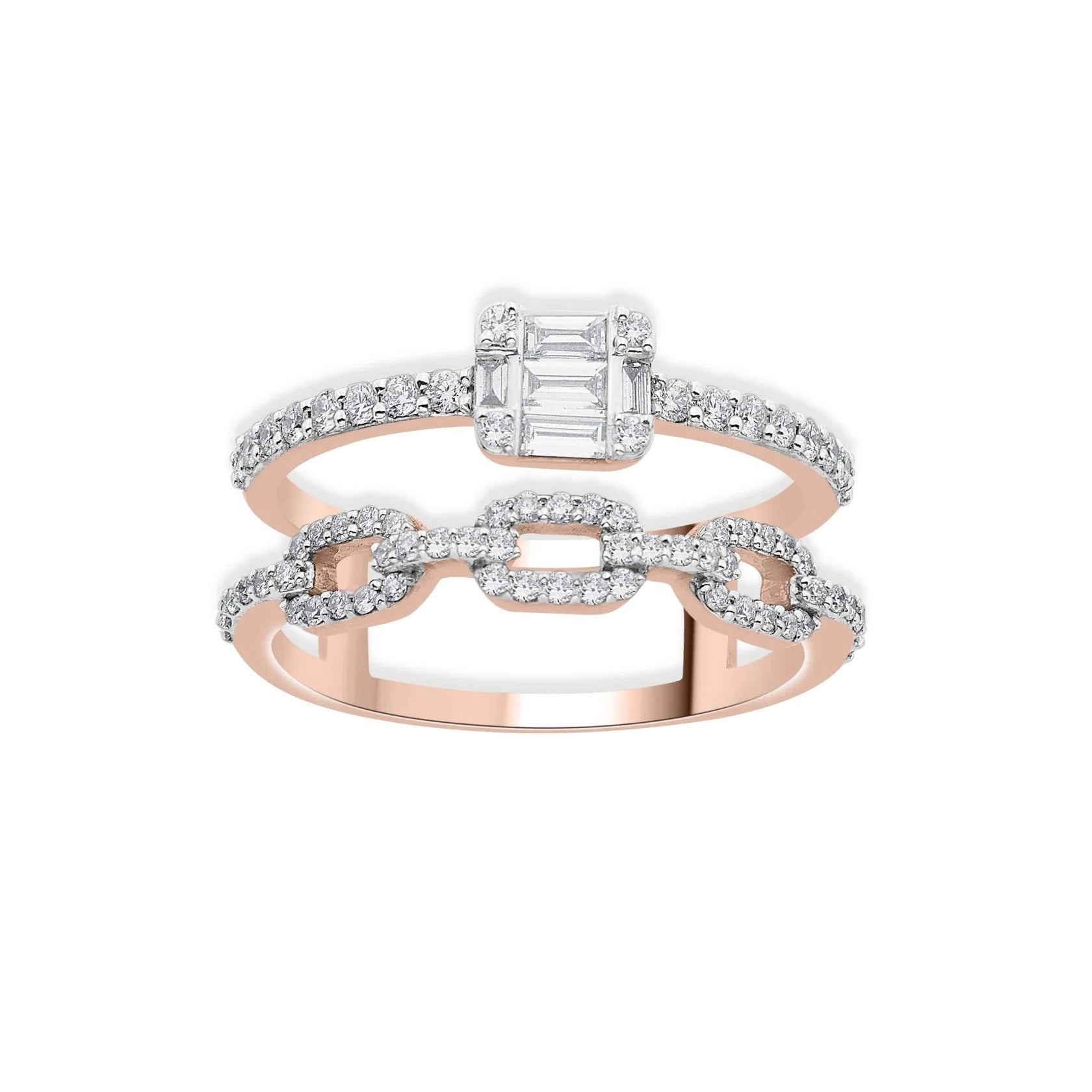 Cuban Royale Link Luxe Ring