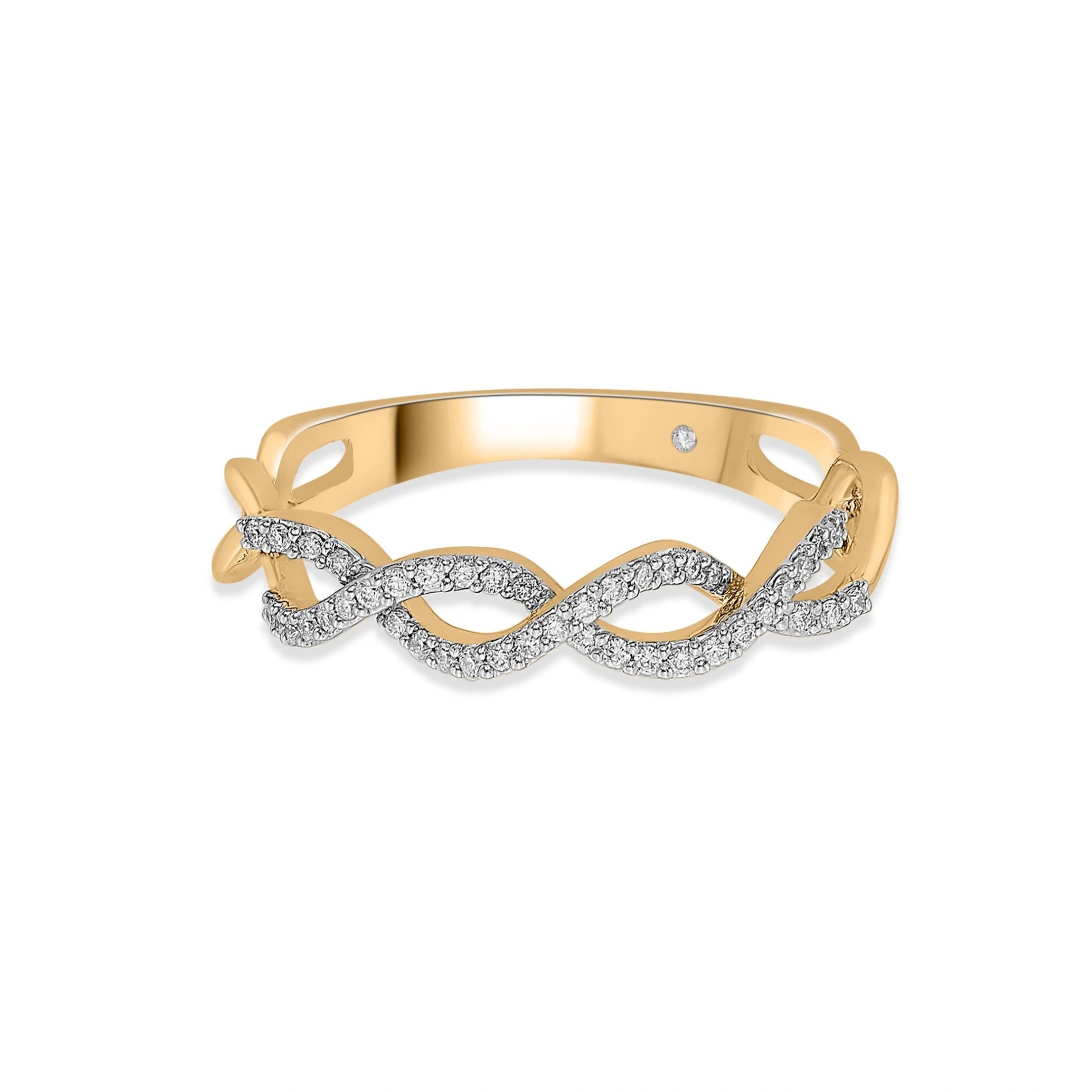 Sassy Cosmic Weave Ring - Zen Diamond India