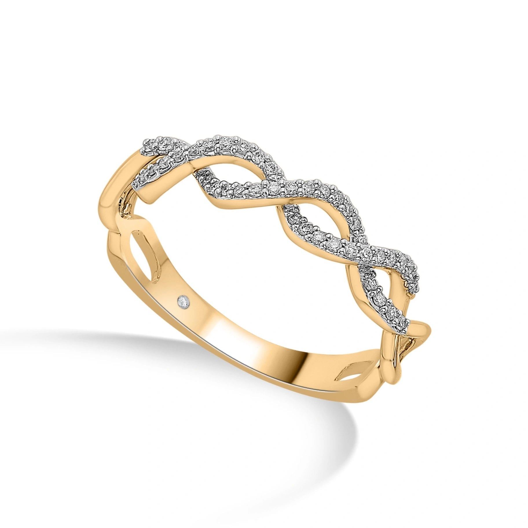 Sassy Cosmic Weave Ring - Zen Diamond India