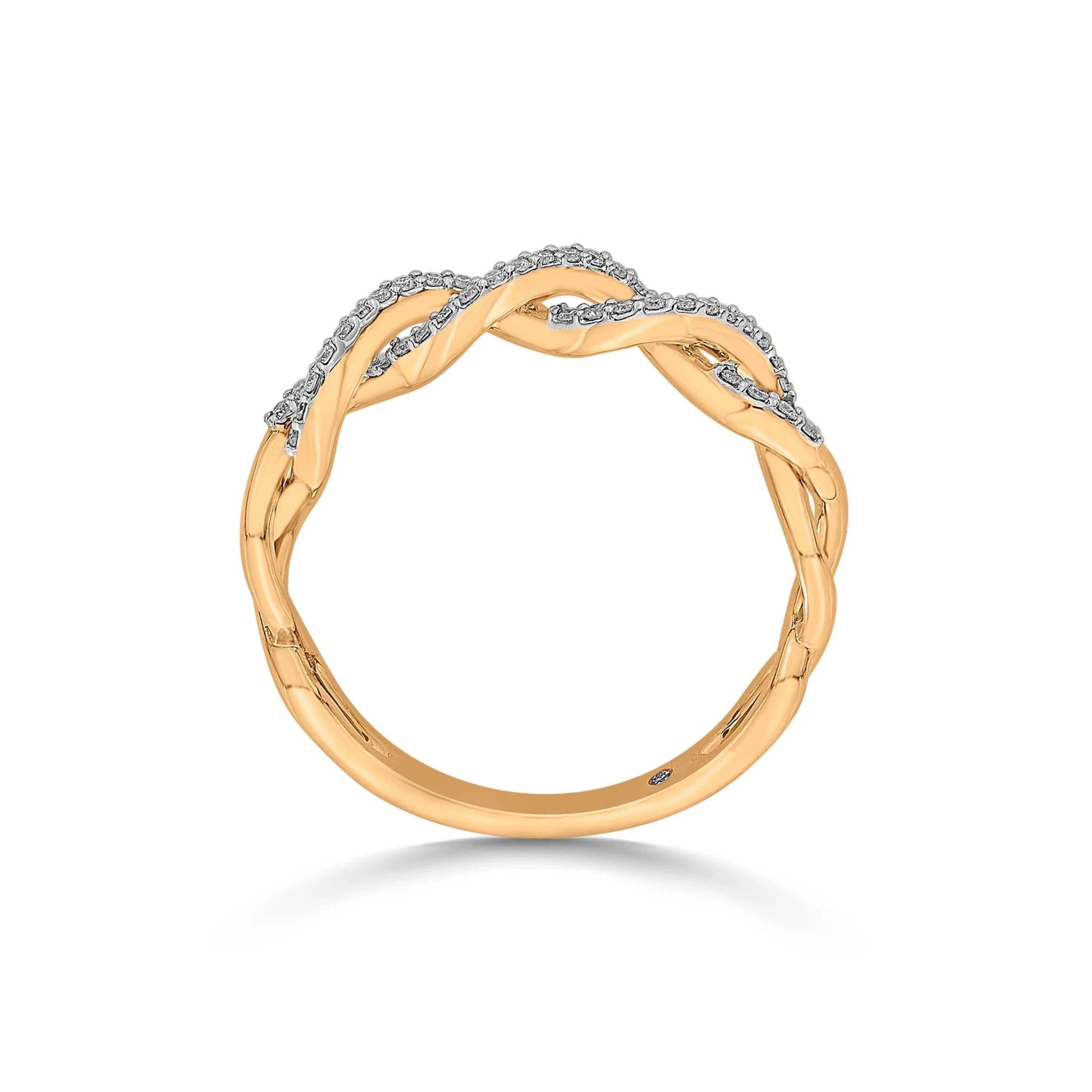 Sassy Cosmic Weave Ring - Zen Diamond India