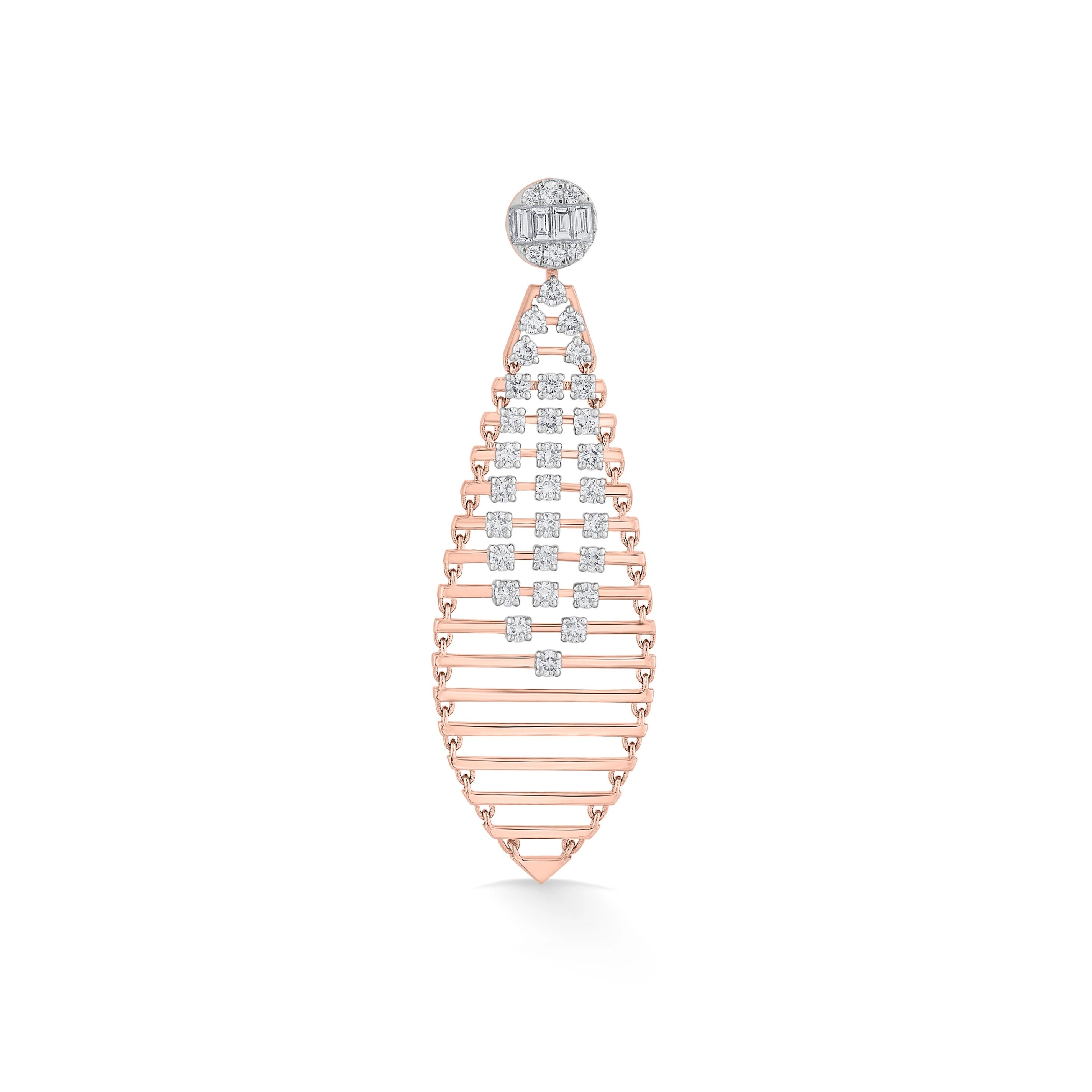 Soiree Bling Blade Pendant - Zen Diamond India