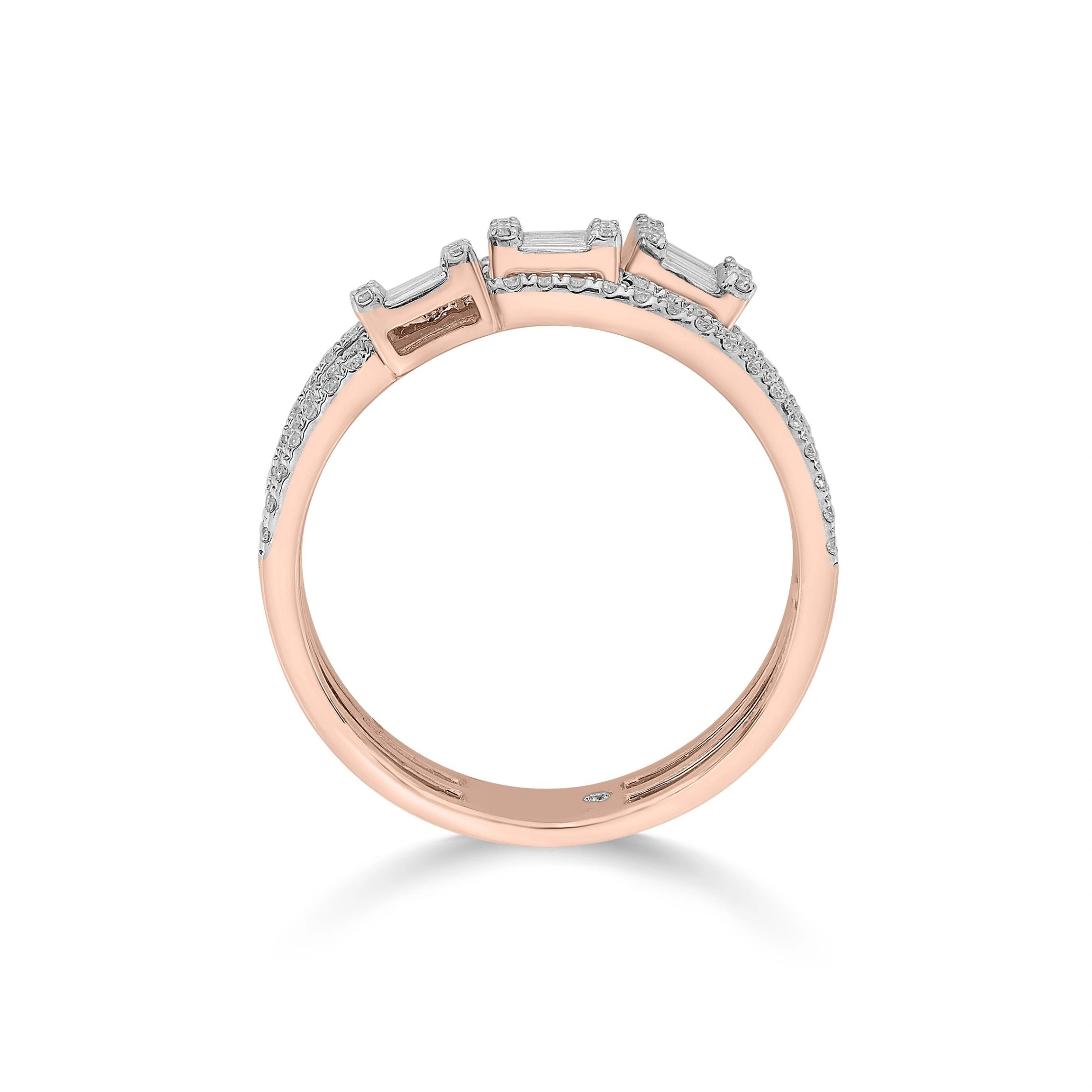 Enchante Triad Baguette Luxe Ring
