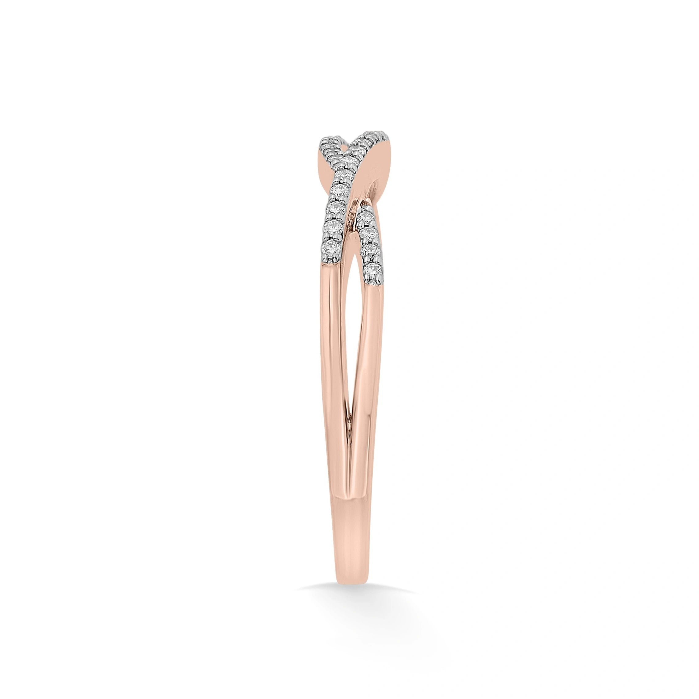 Sassy Intertwined Cosmic Connection Ring - Zen Diamond India
