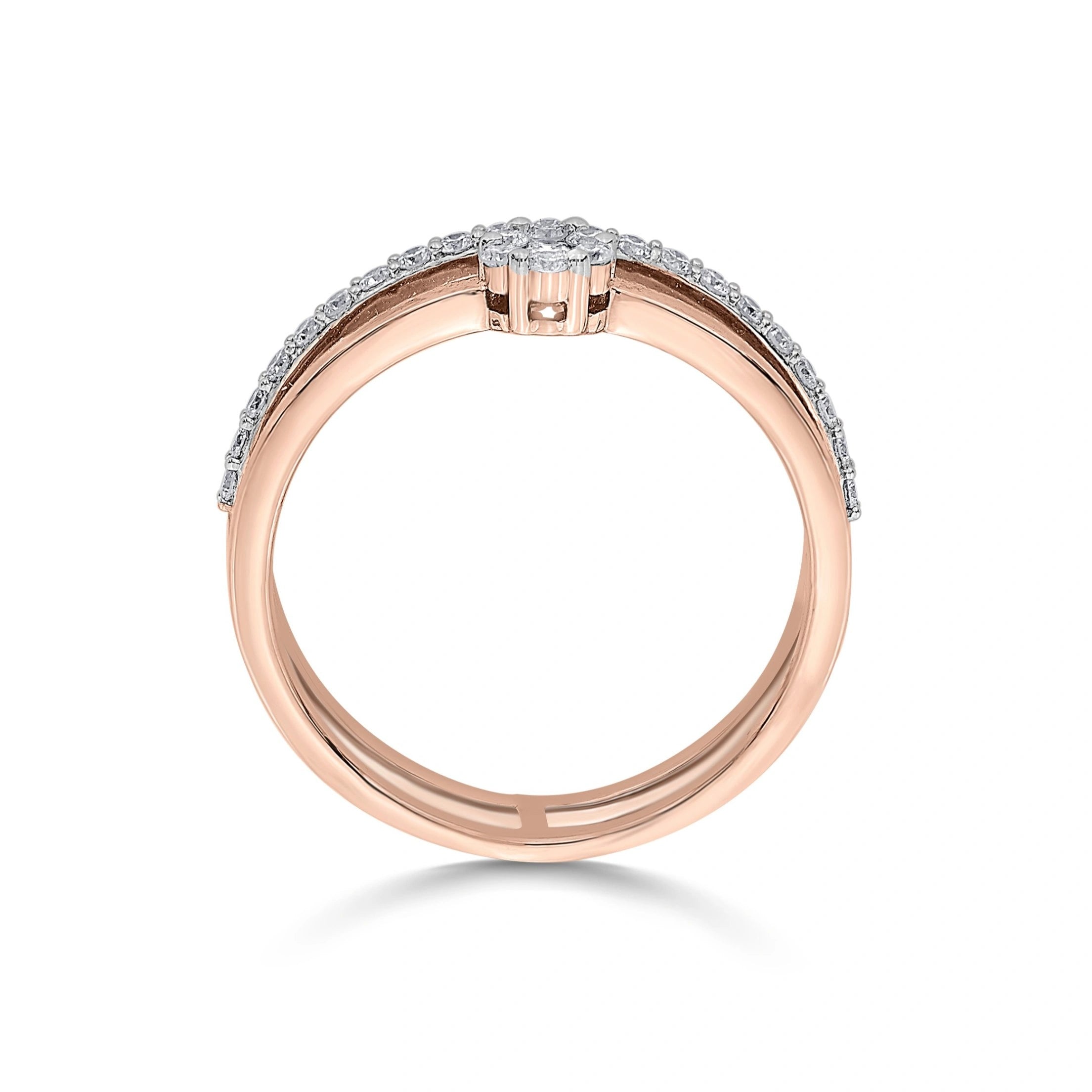 Sassy Glamorous Twinkle Ring - Zen Diamond India