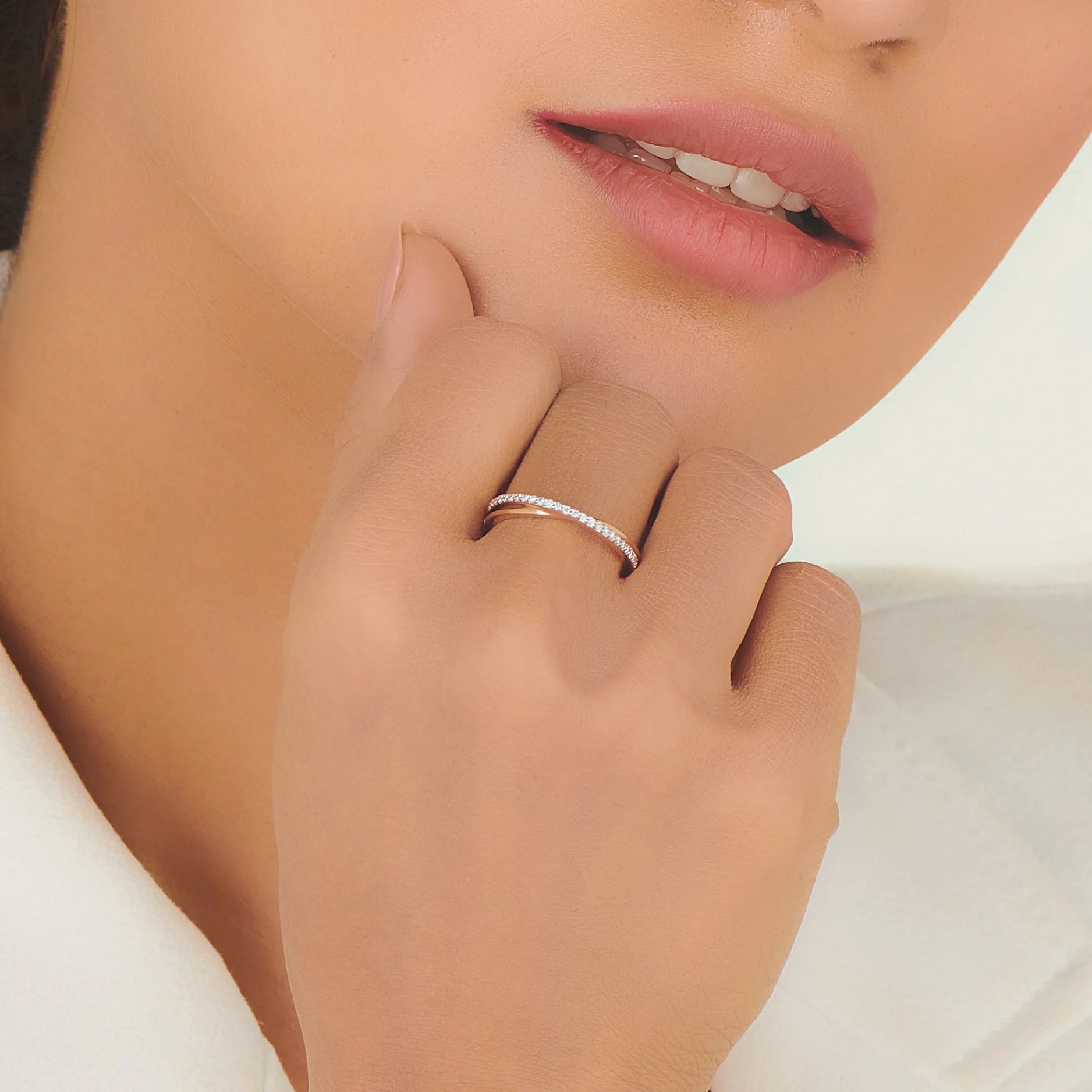 Meta Twist of Brilliance Ring - Zen Diamond India