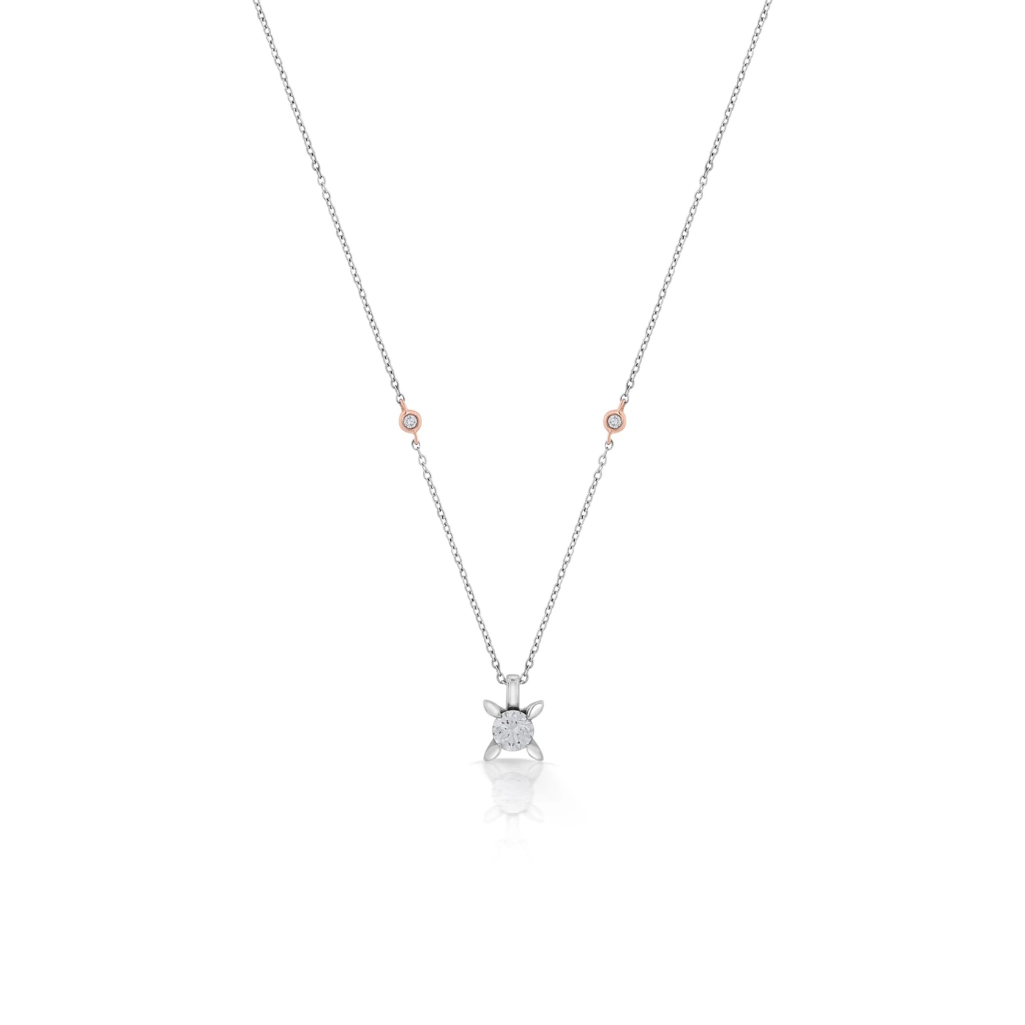 Solitaire Luna Spark Pendant - Zen Diamond India