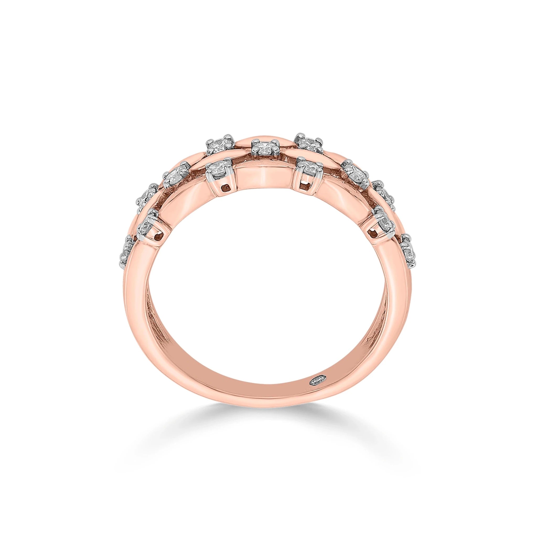 Sassy Diamond Honeycomb Ring - Zen Diamond India