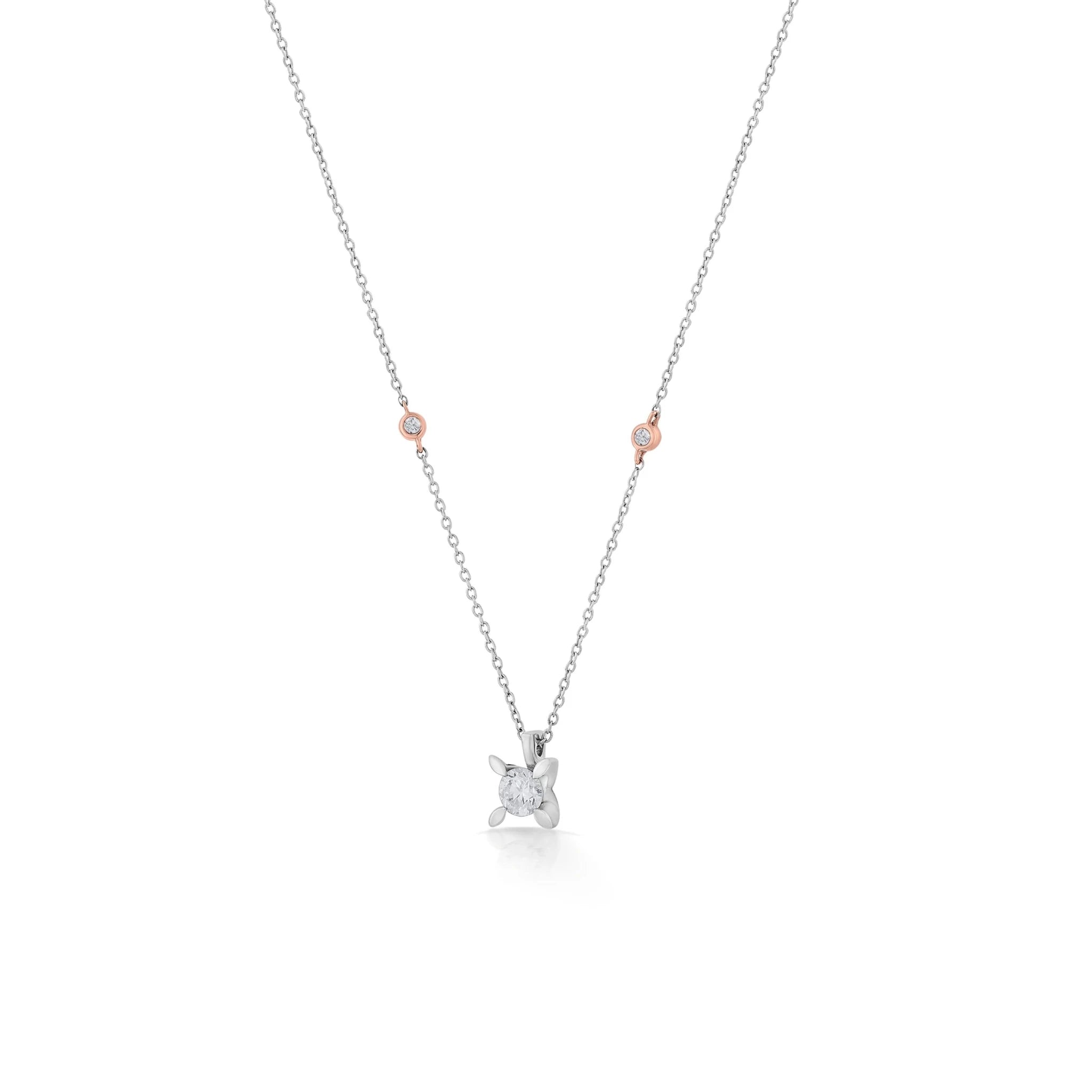 Solitaire Starlight Promise Pendant - Zen Diamond India